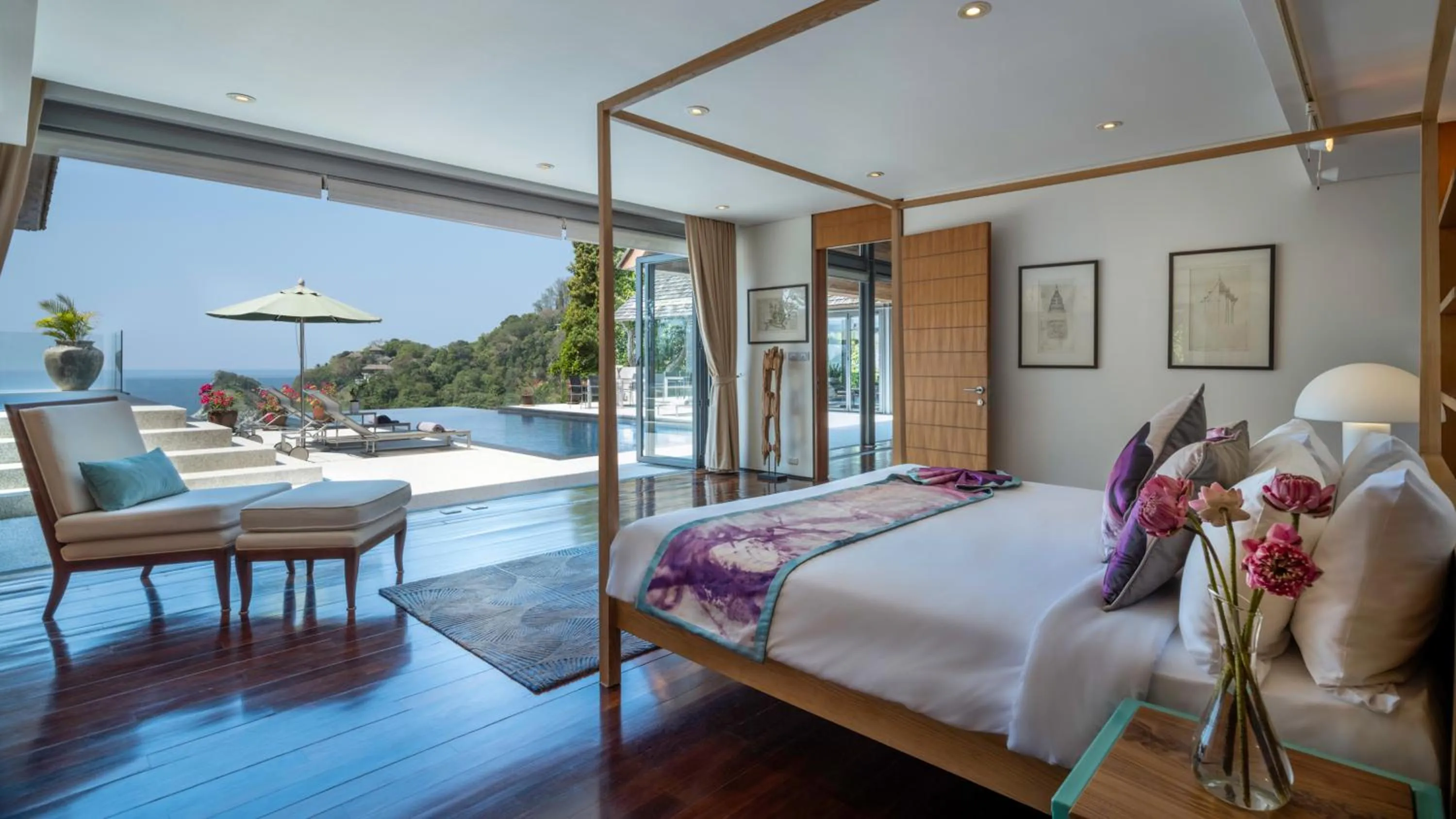 Bed in Villa Lomchoy