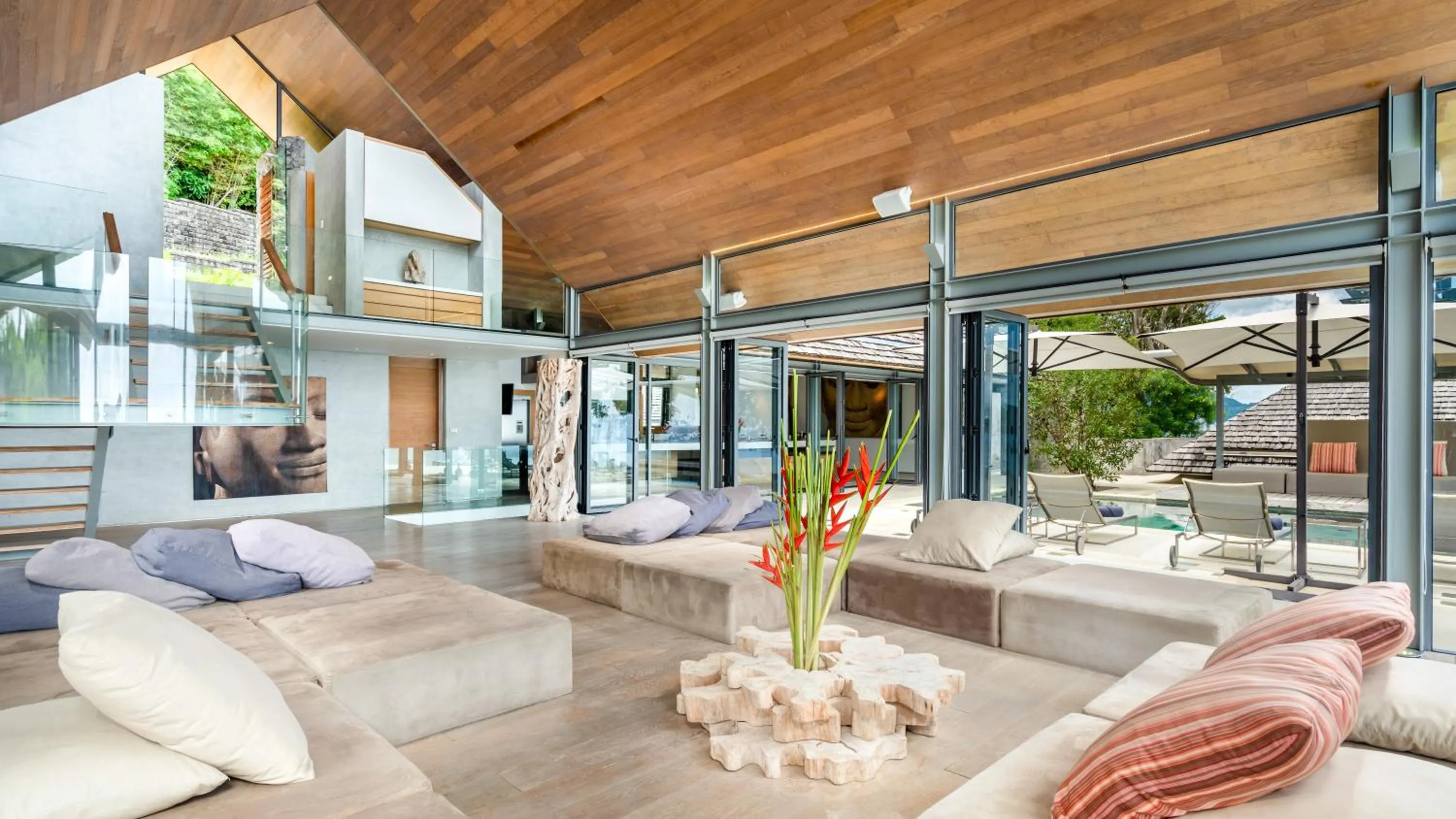 Living room in Villa Saengootsa