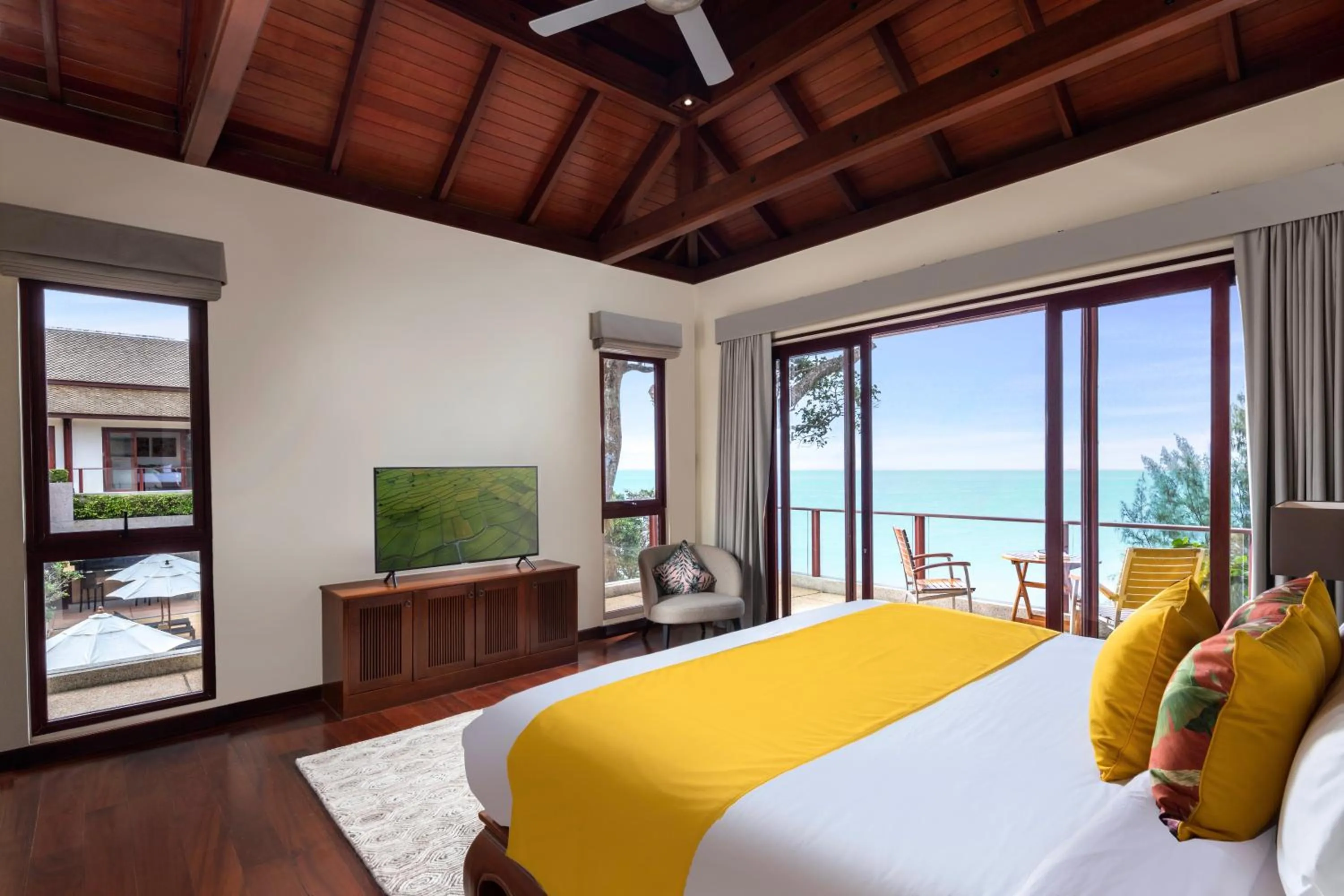 Bedroom, Bed in Villa Horizon