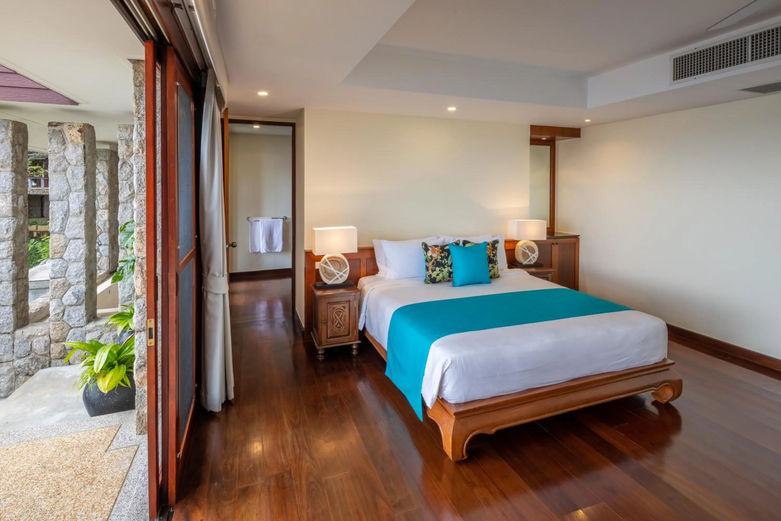 Bedroom, Bed in Villa Horizon