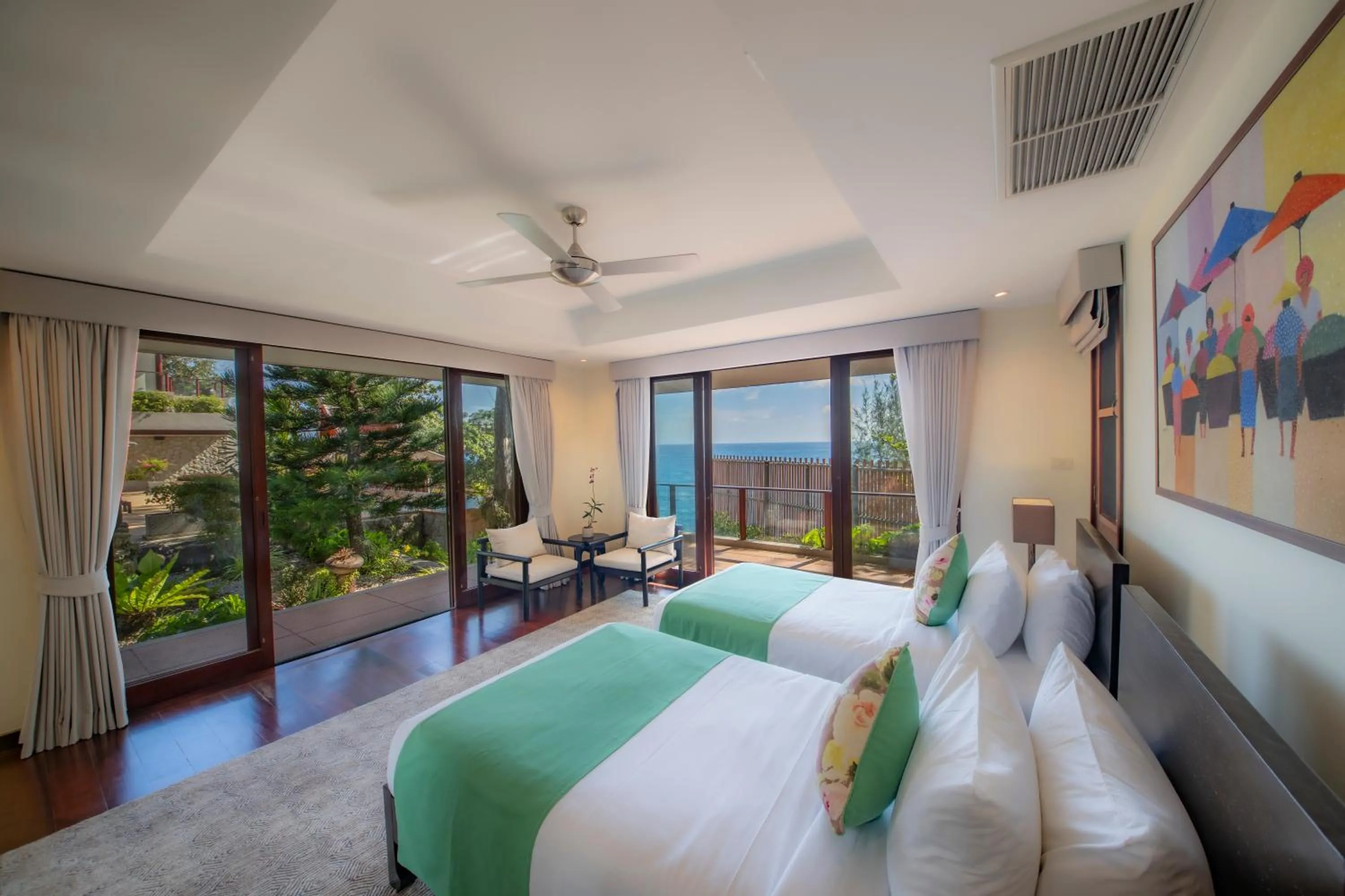 Bedroom, Bed in Villa Horizon