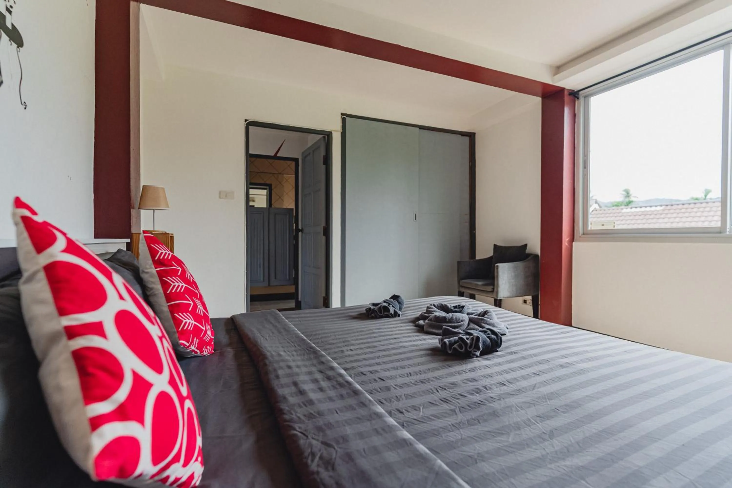 Bedroom, Bed in Lemon House apartment