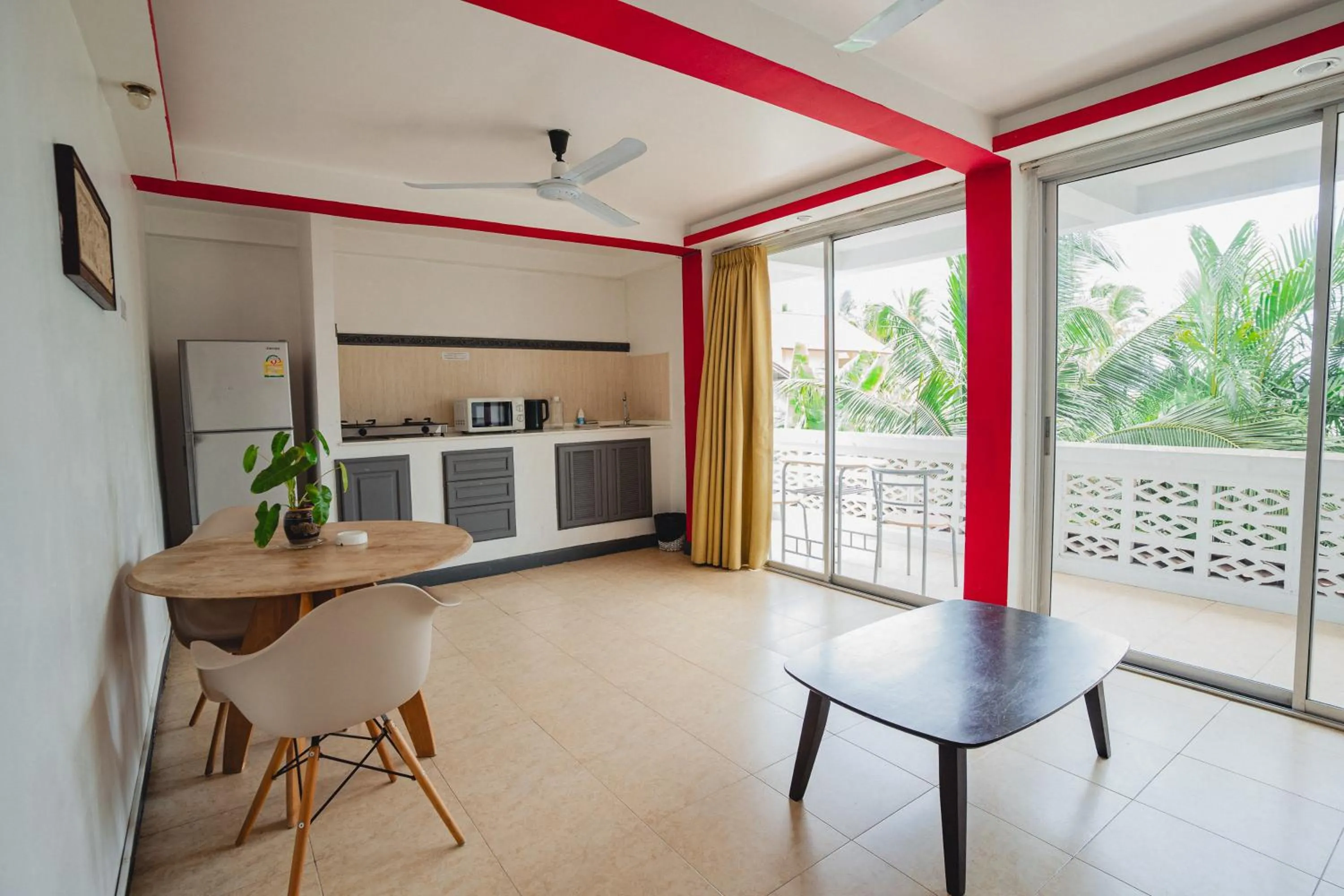 kitchen in Lemon House apartment