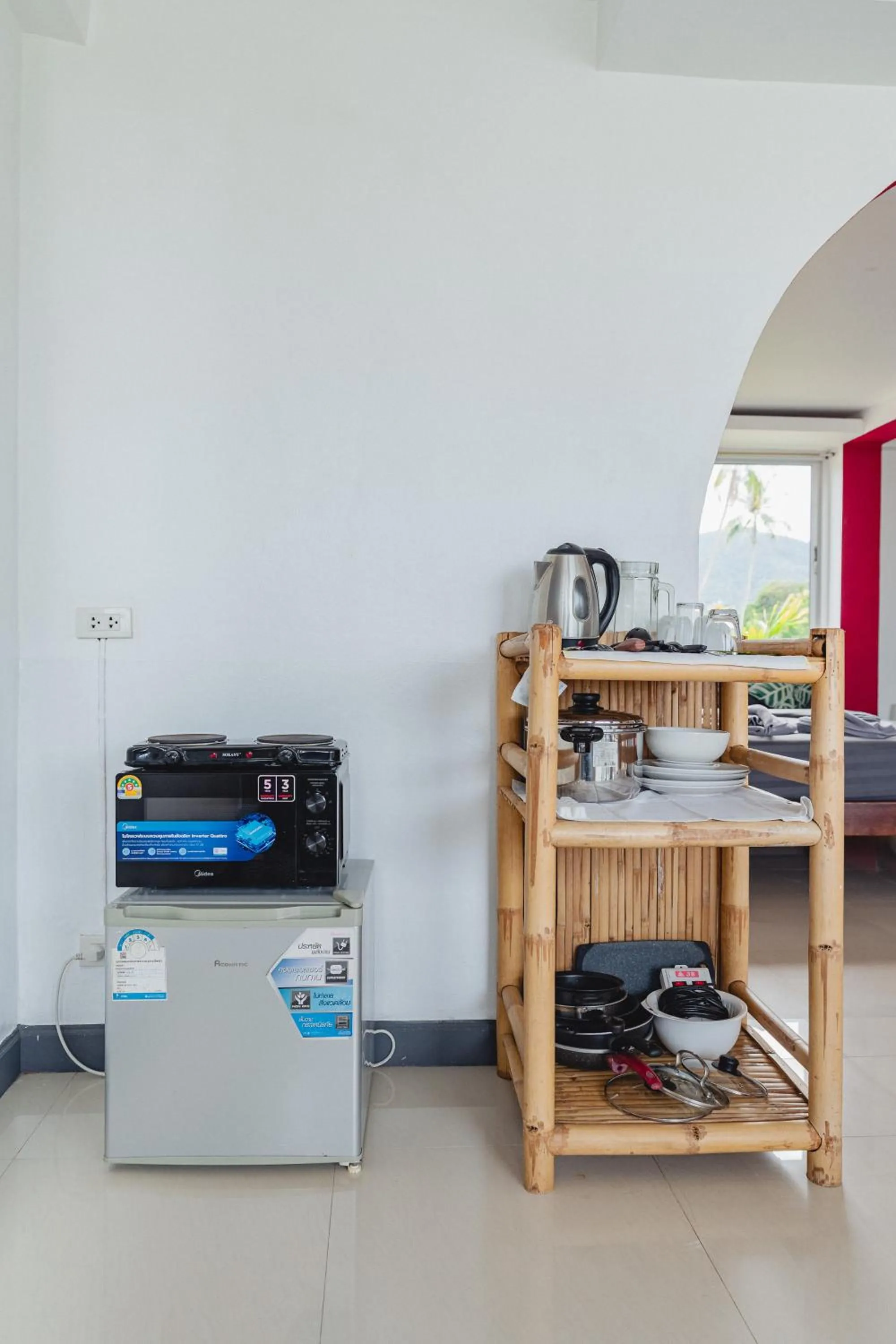 Dining area in Lemon House apartment