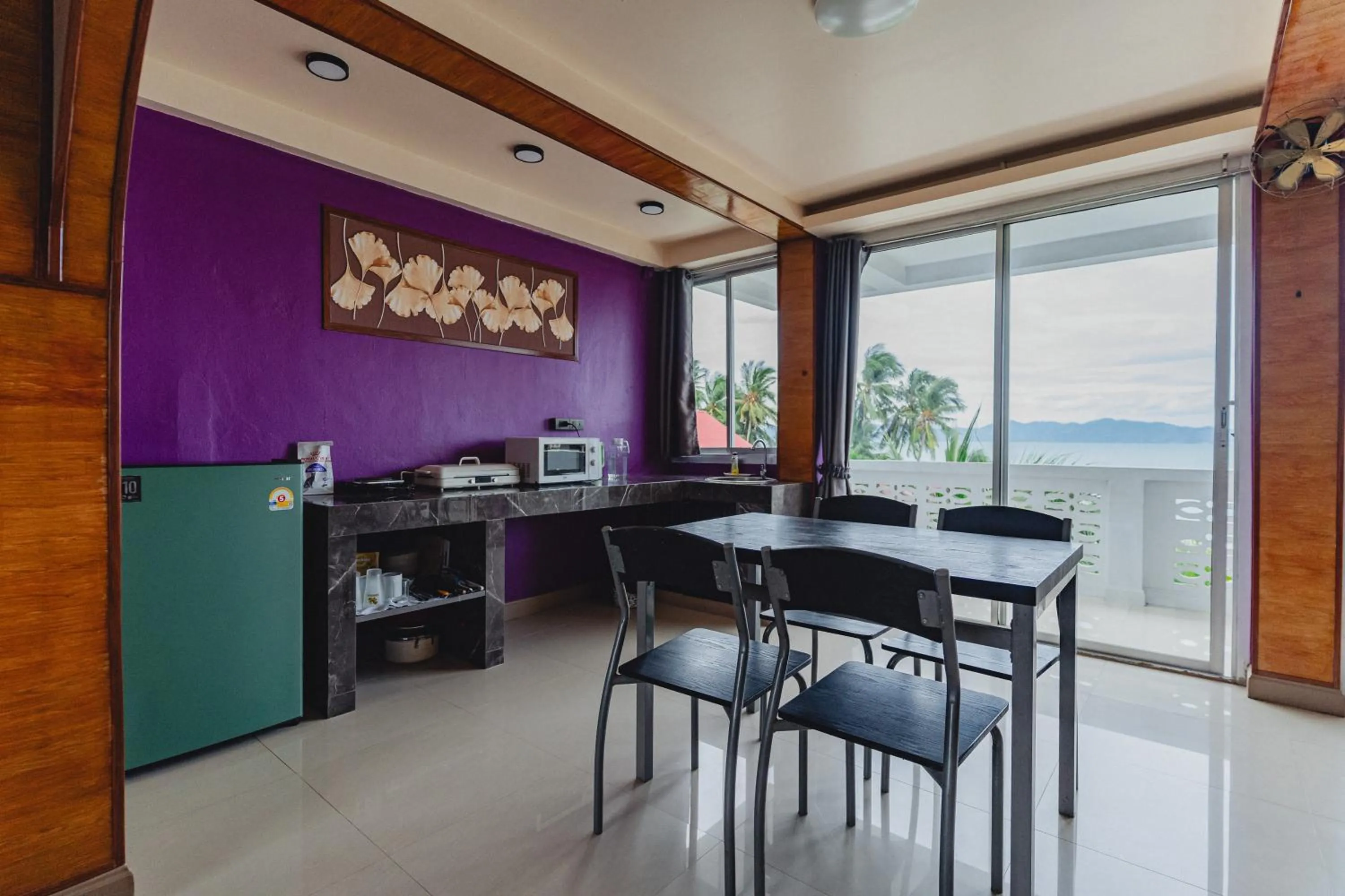 kitchen in Lemon House apartment
