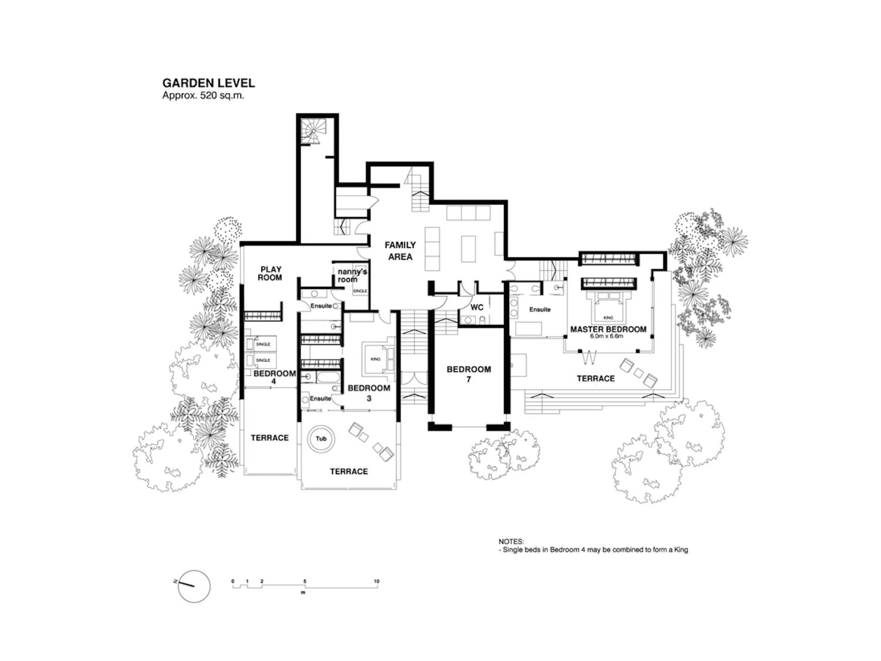 Floor plan in Villa Viman