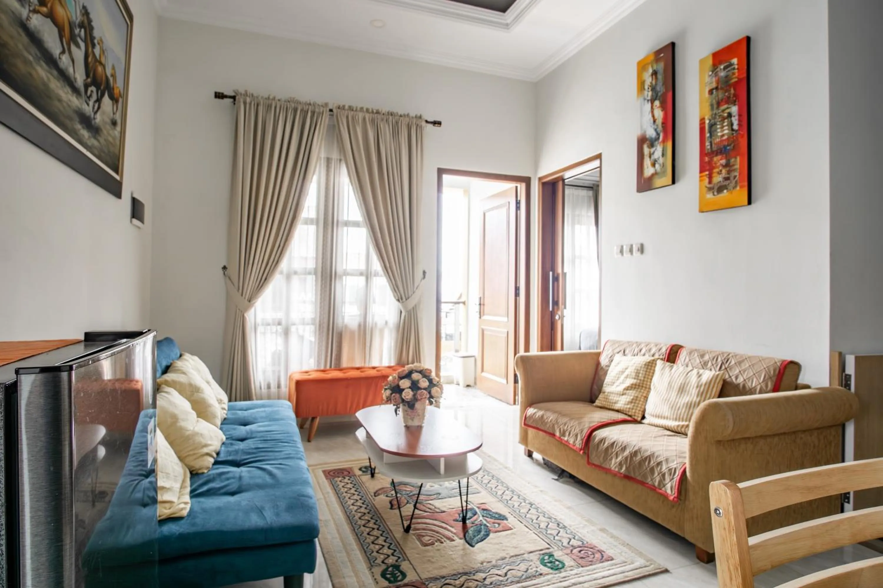 Lobby or reception in Bisma Balcony Homestay