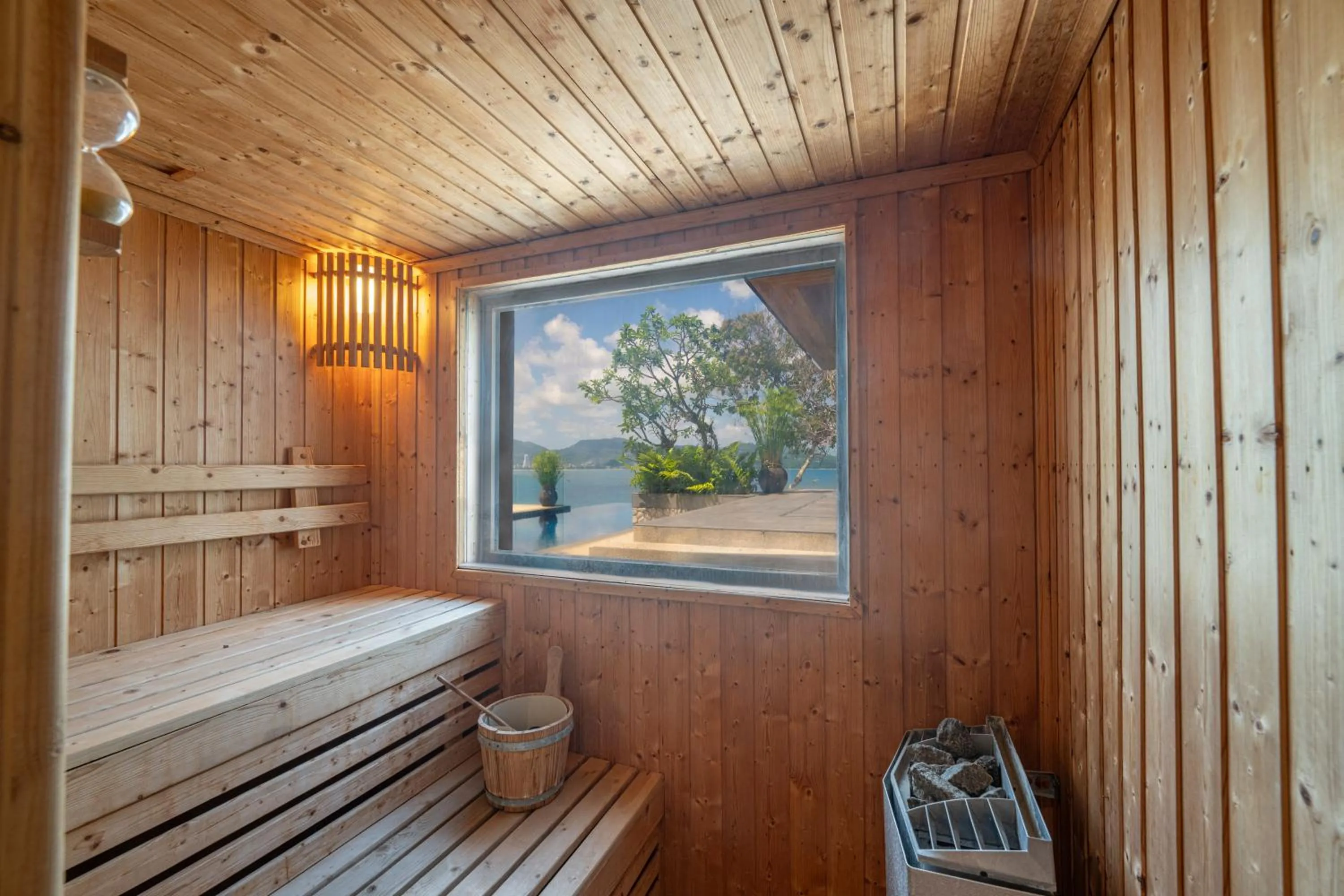 Sauna in Villa Hale Malia