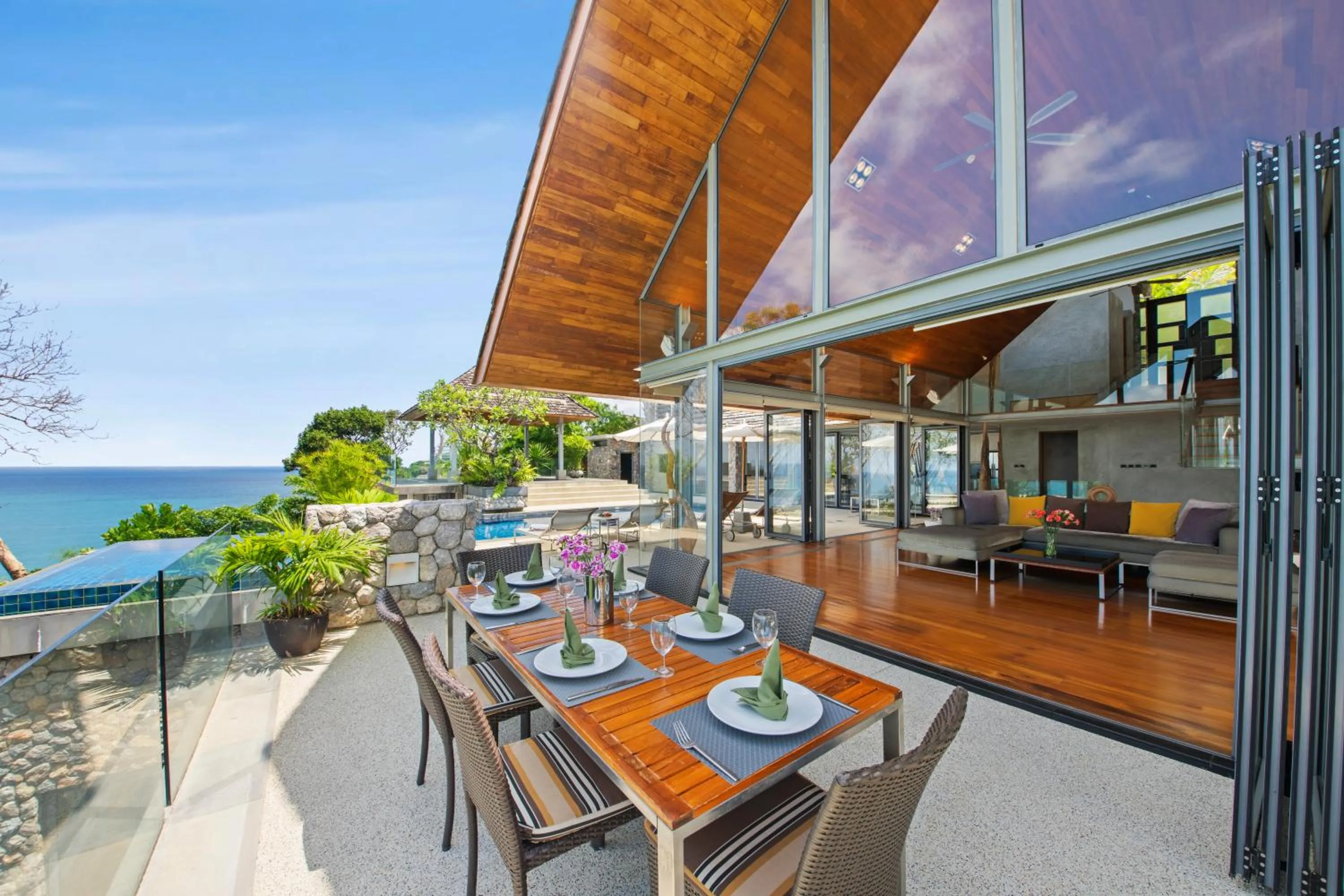 Balcony/Terrace in Villa Hale Malia