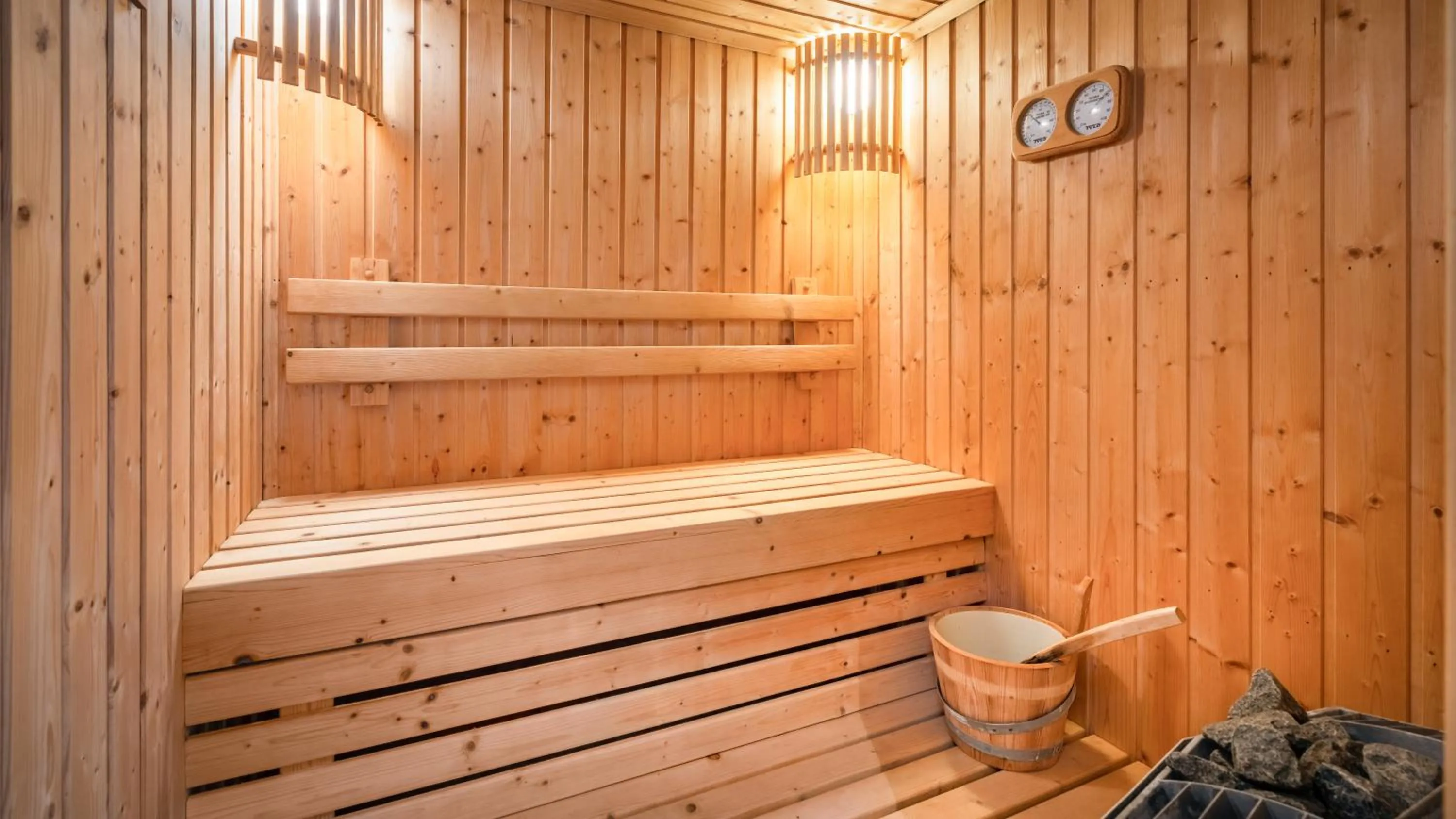 Sauna in Villa Rom Trai