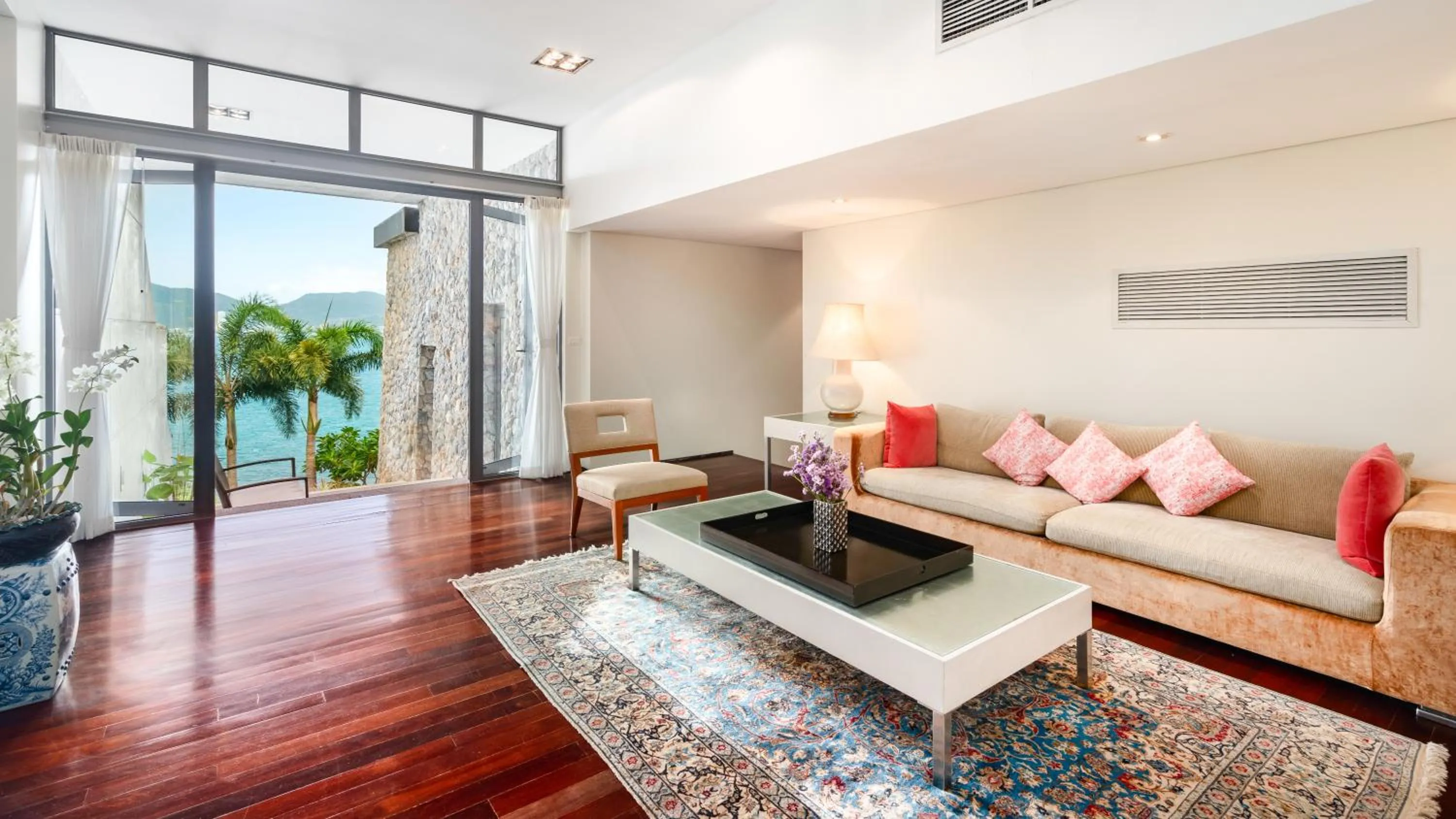 Seating area in Villa Rom Trai