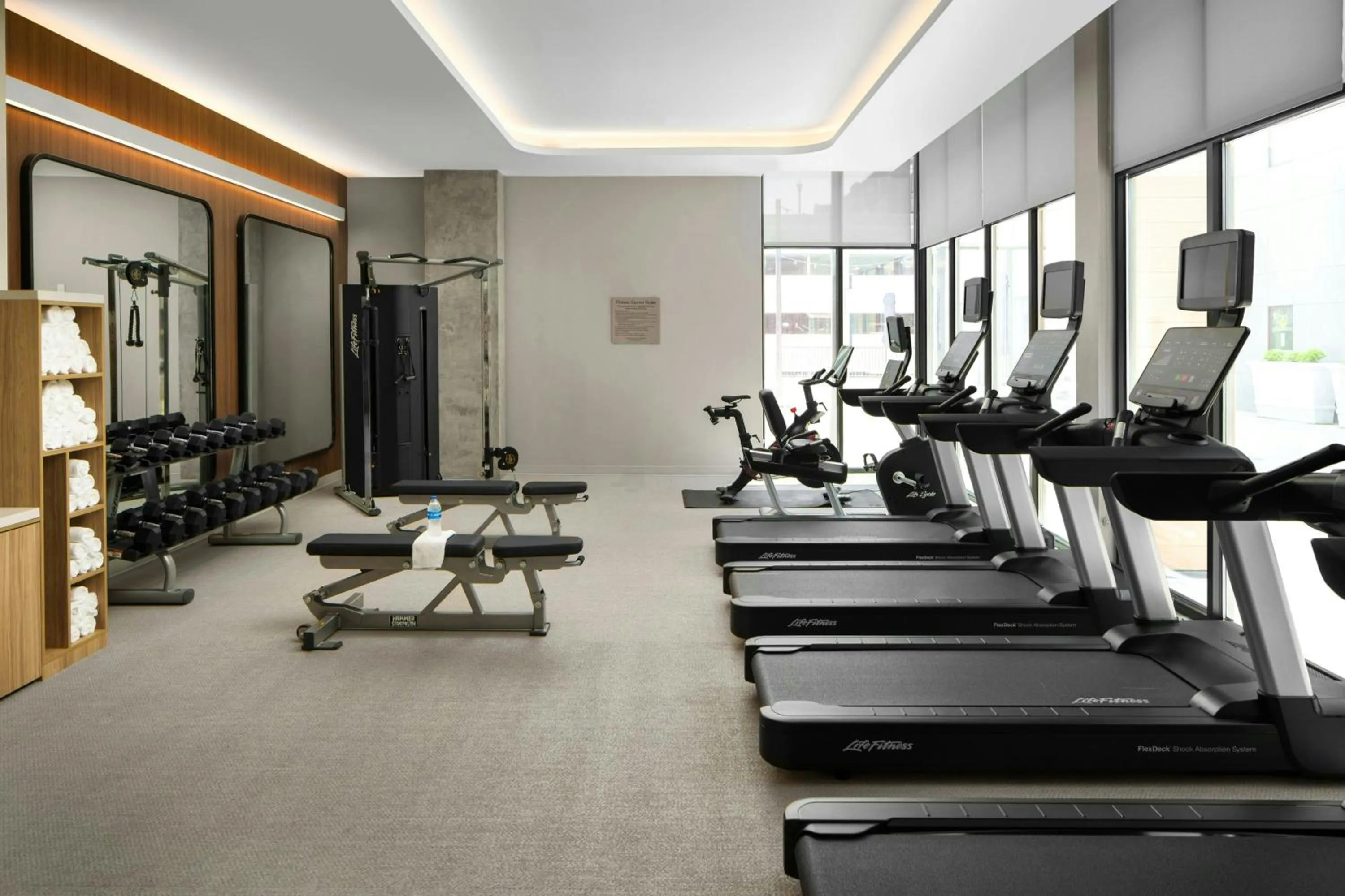 Fitness centre/facilities in Courtyard by Marriott Gainesville GA