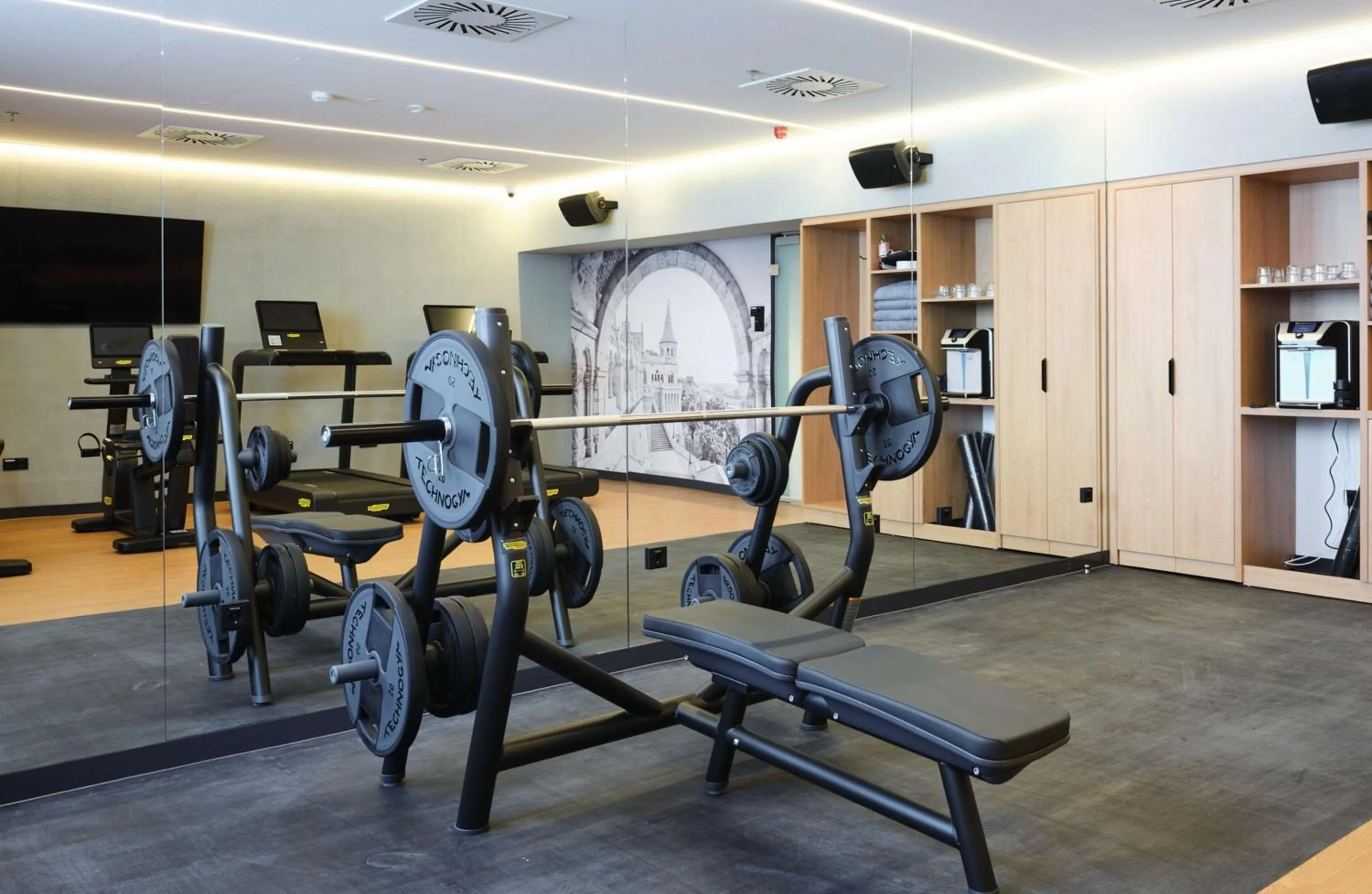 Fitness centre/facilities in Radisson Hotel Budapest BudaPart
