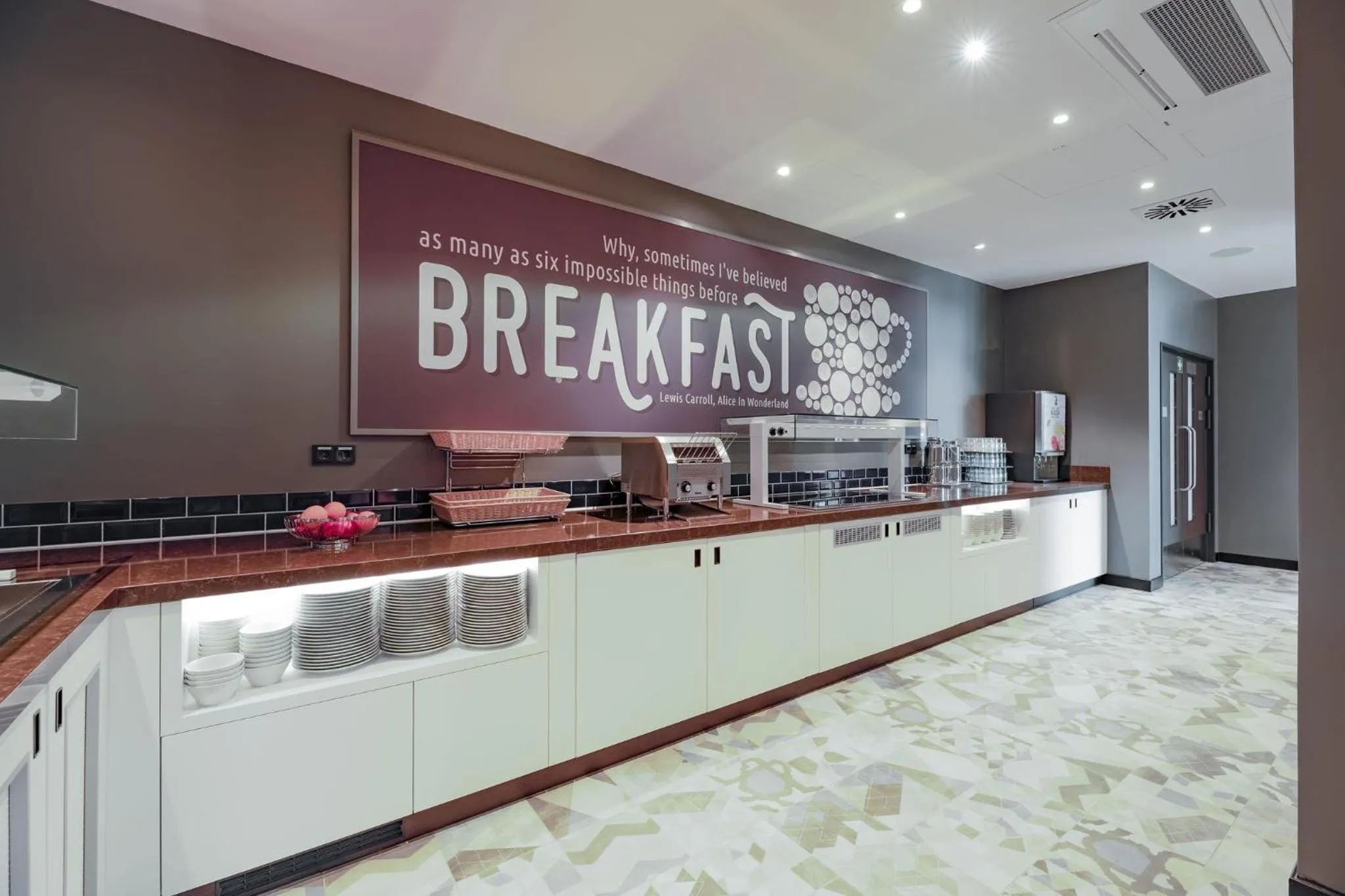 Breakfast in Premier Inn Karlsruhe City Am Wasserturm