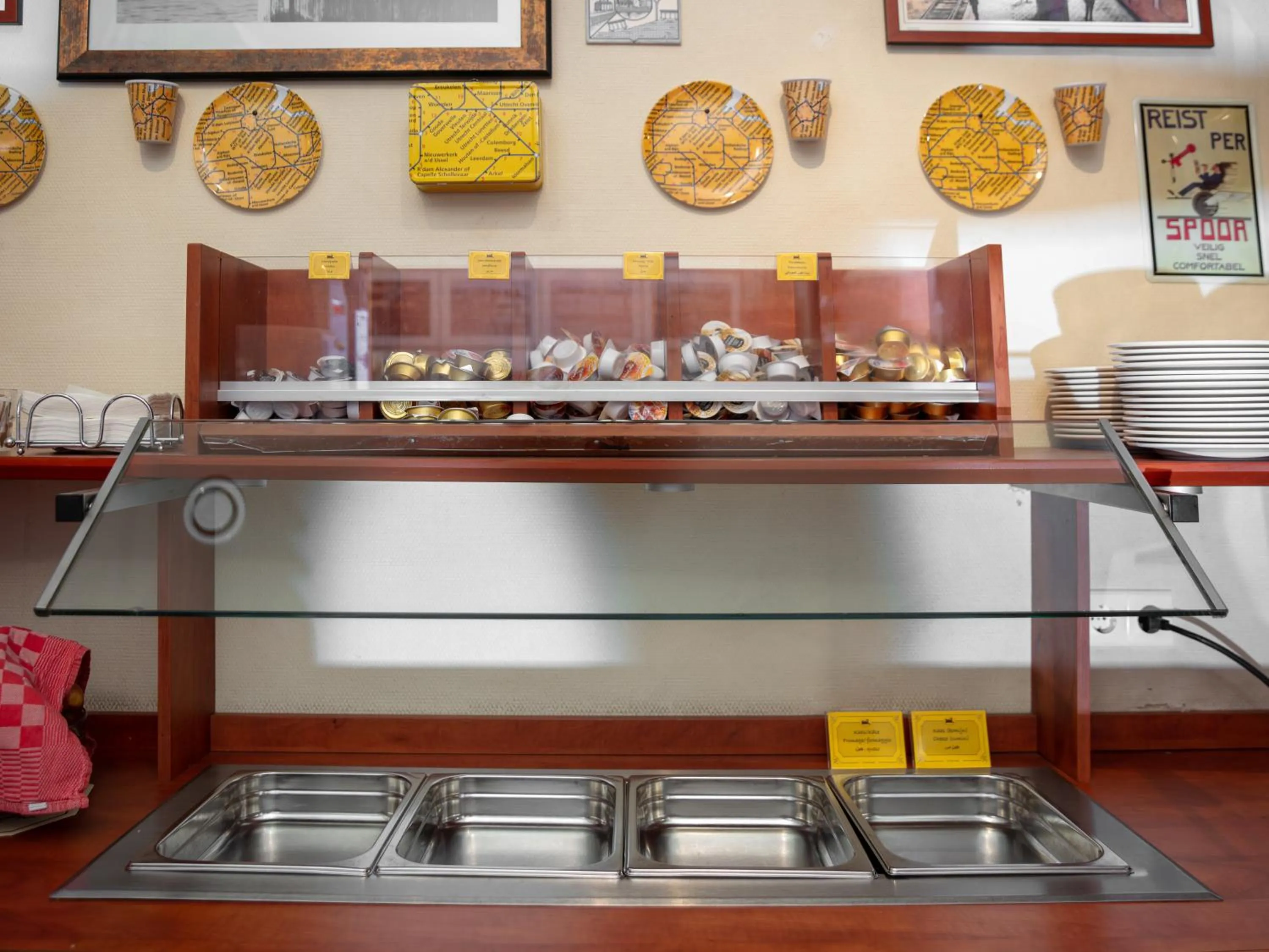 Buffet breakfast in A-Train Hotel