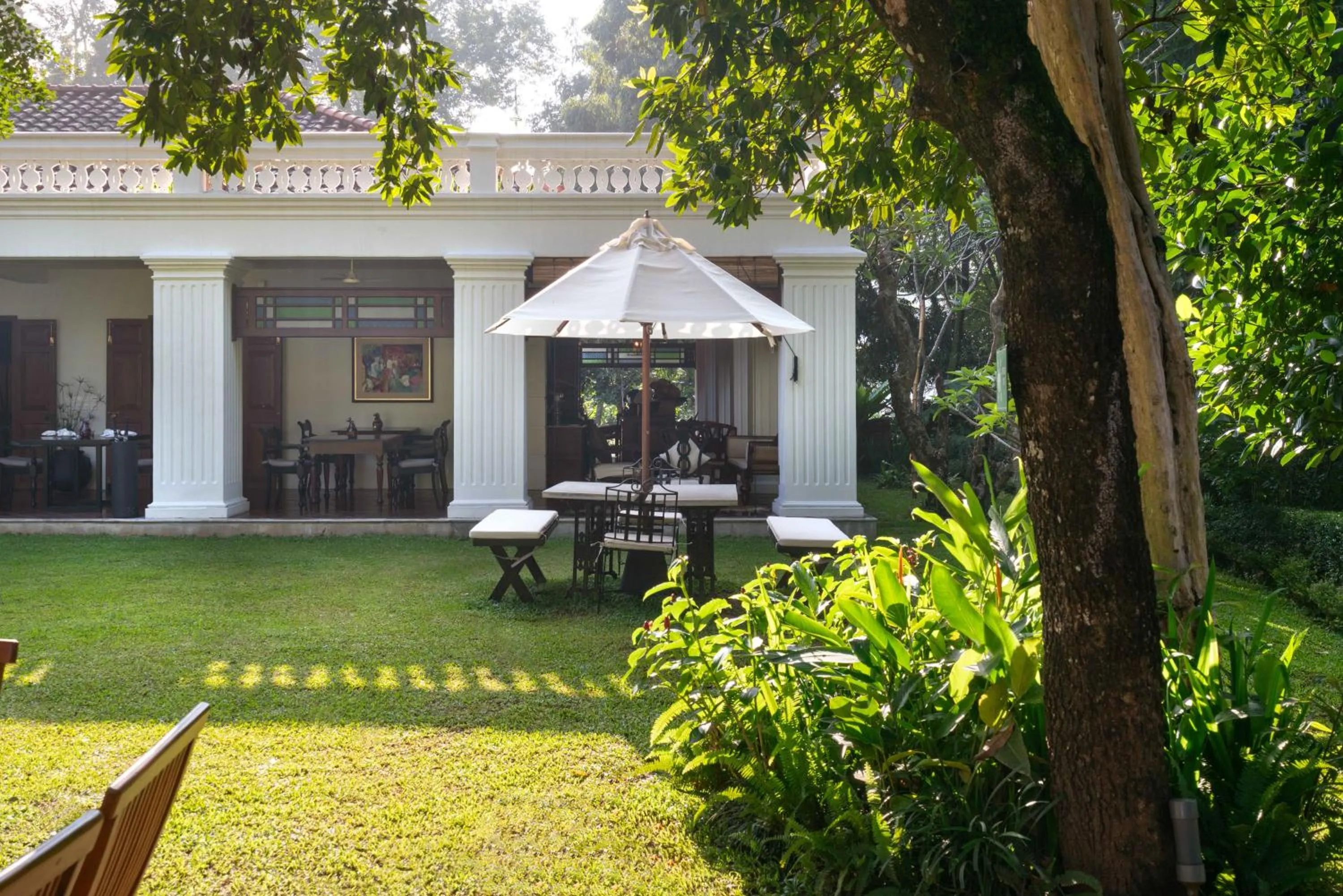 Garden view in Taru Villas Kandy