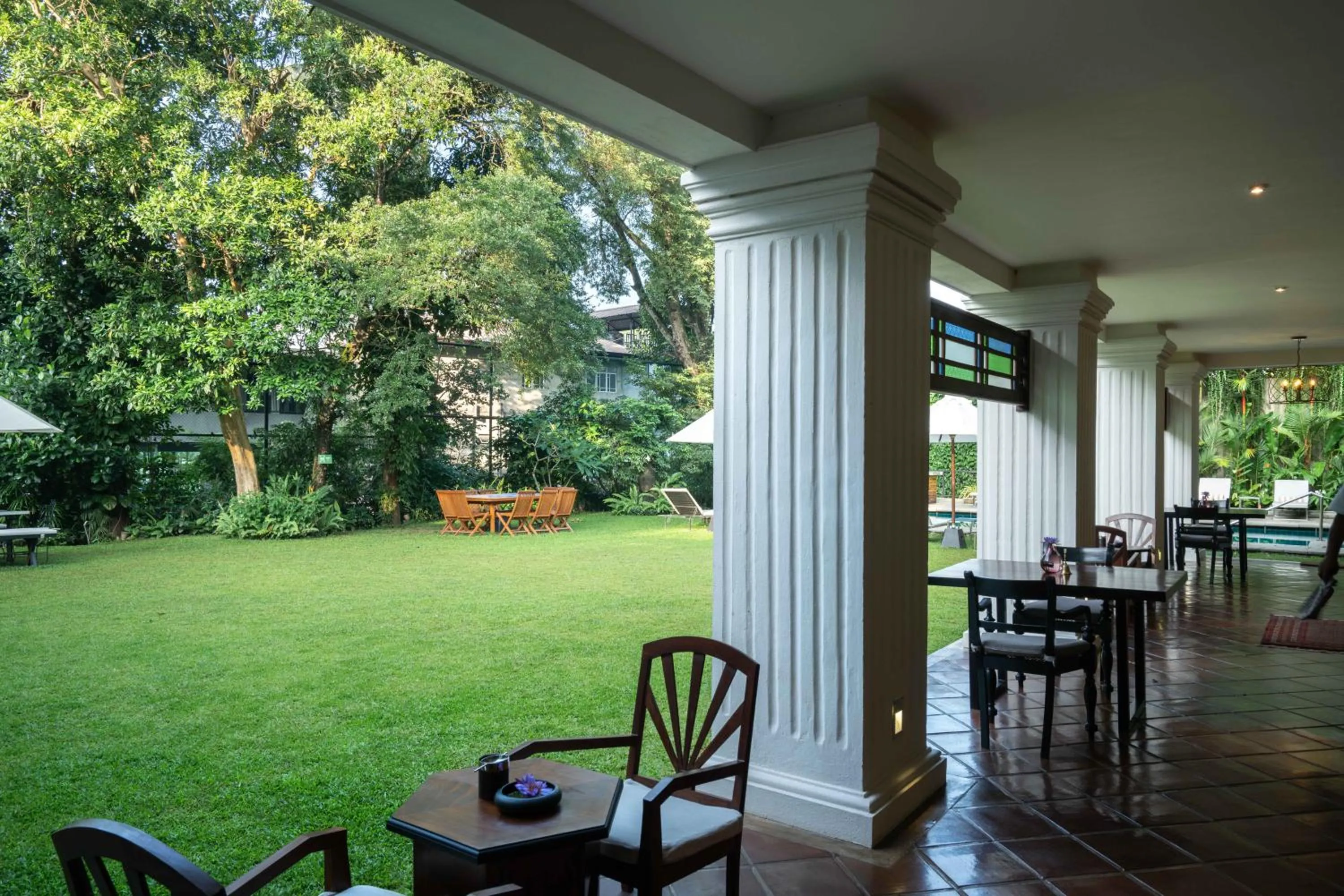 Garden view in Taru Villas Kandy