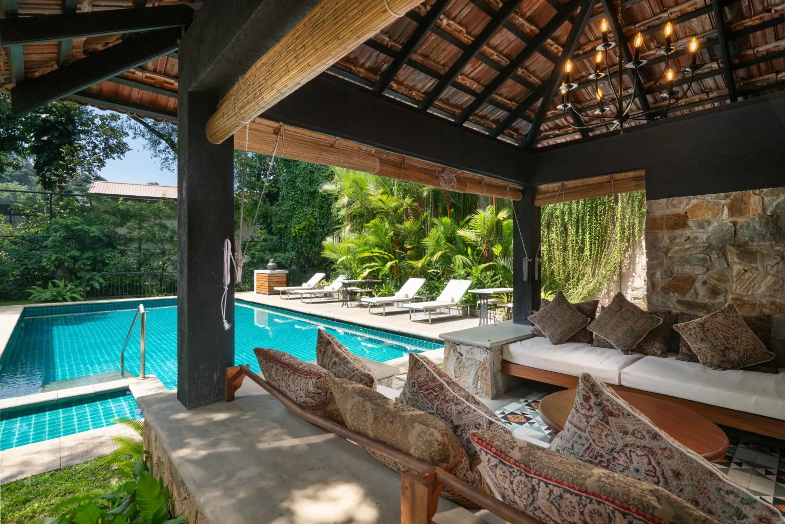 Seating area in Taru Villas Kandy
