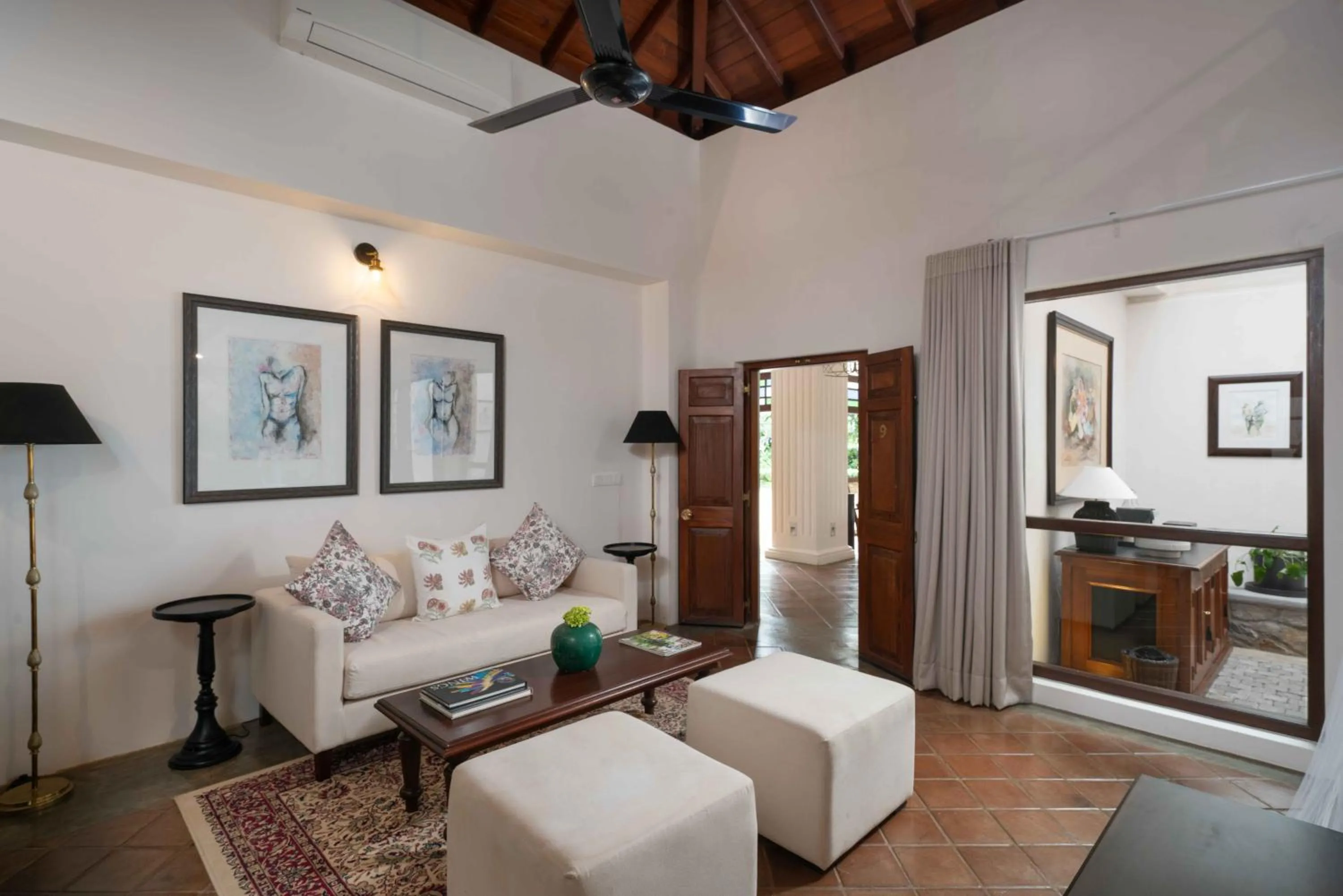 Seating area in Taru Villas Kandy