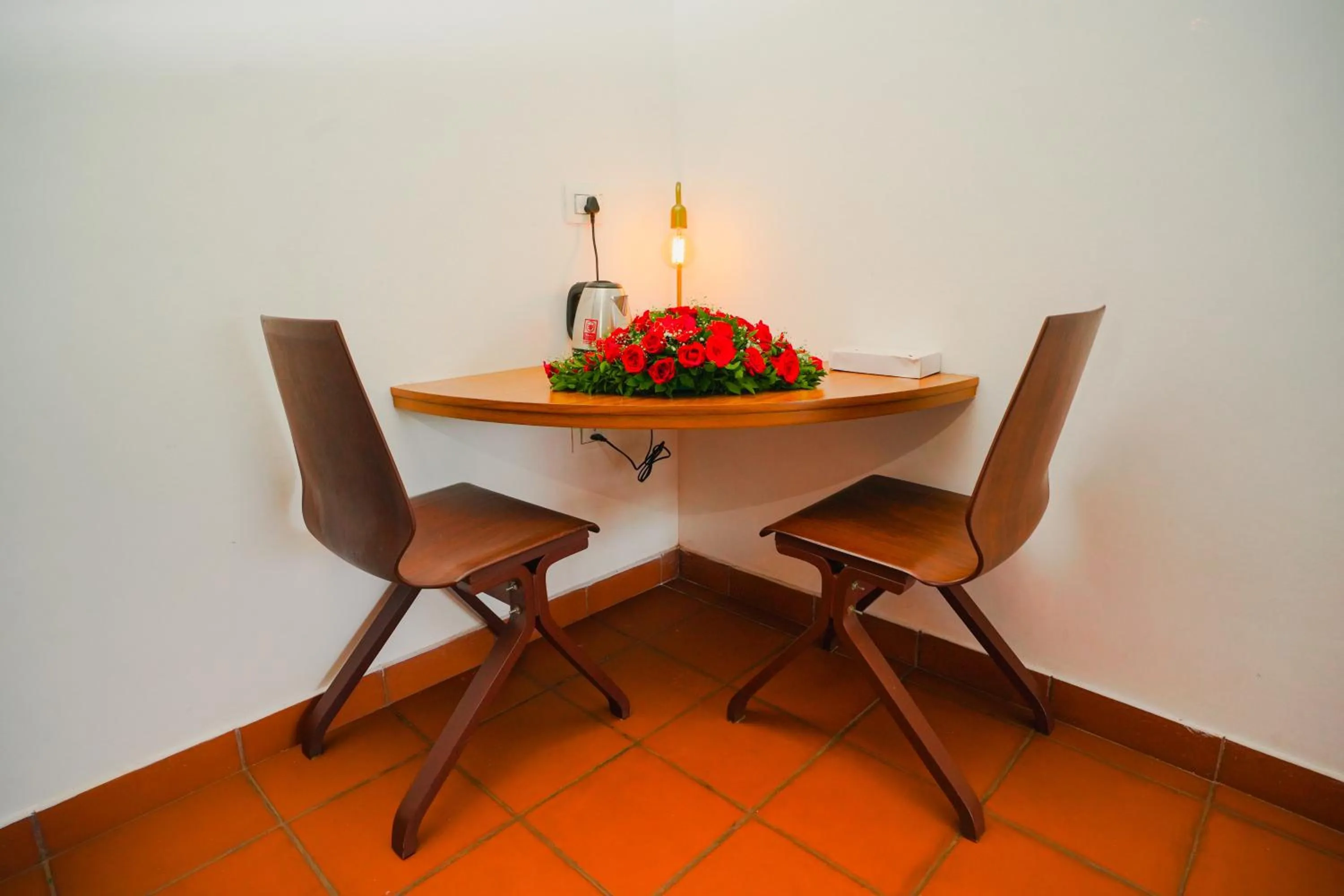 Dining area in Vaidekam Resorts & Wellness, Kannur