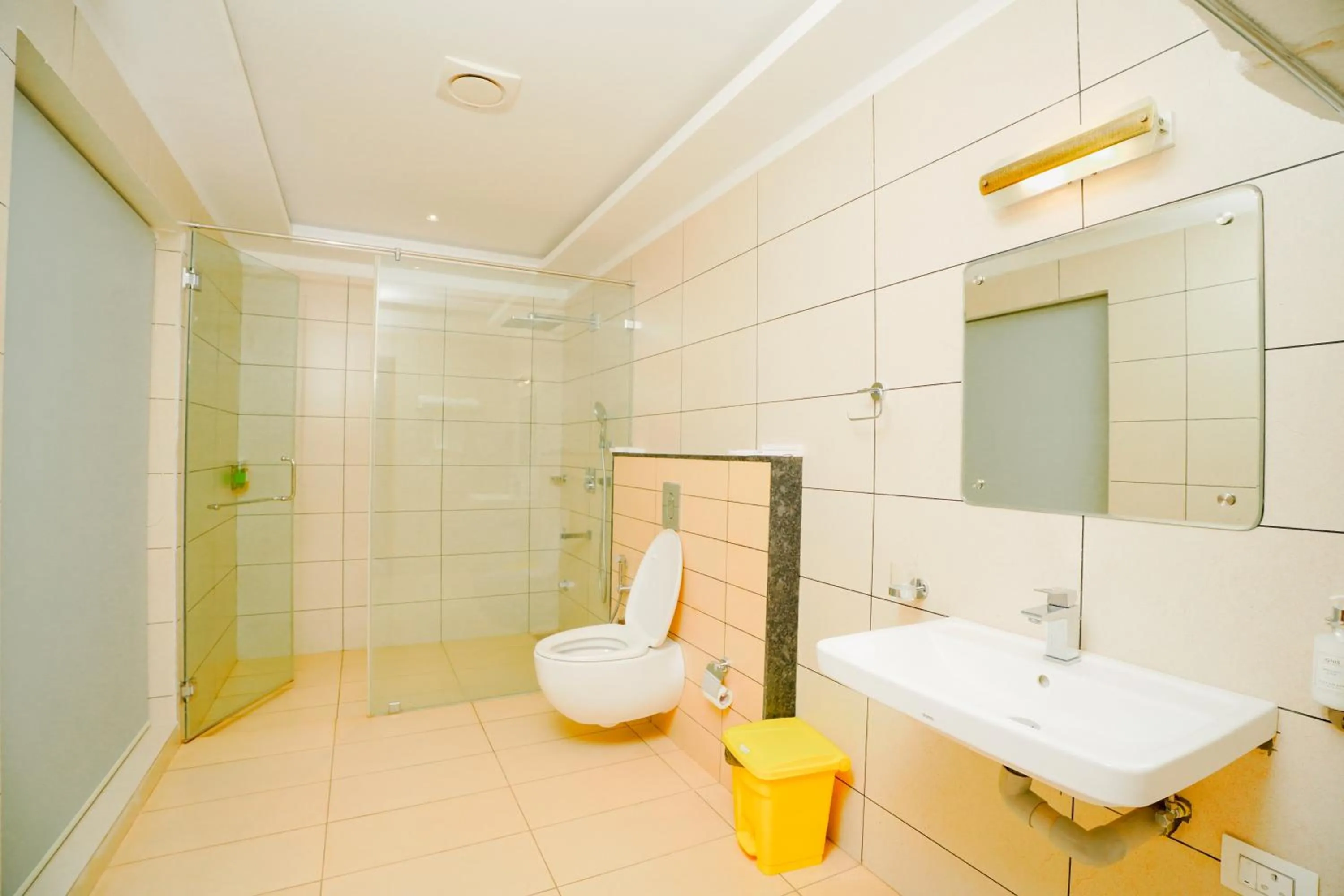 Shower in Vaidekam Resorts & Wellness, Kannur