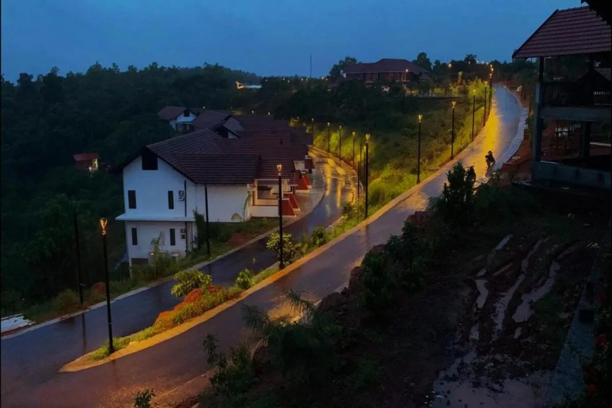 Night in Vaidekam Resorts & Wellness, Kannur