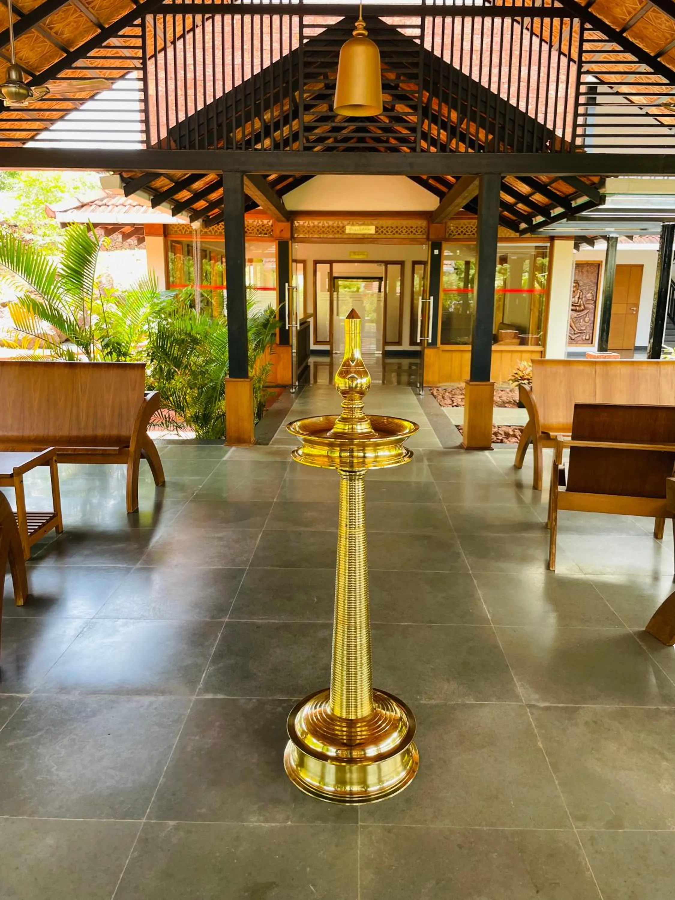 Lobby or reception in Vaidekam Resorts & Wellness, Kannur