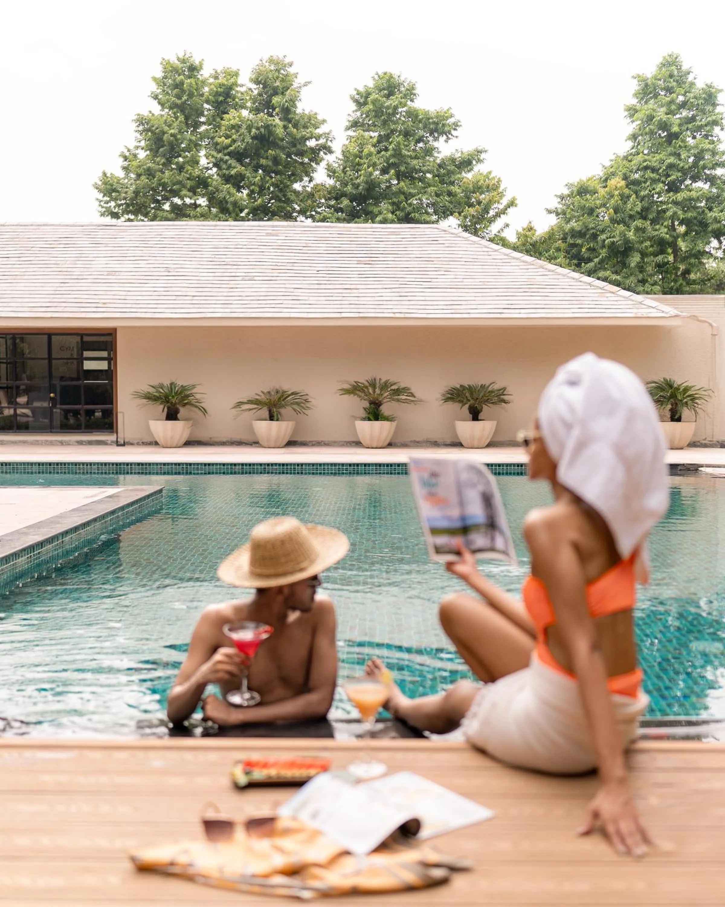 Swimming pool in Modi Estate, Meerut - AM Hotel Kollection