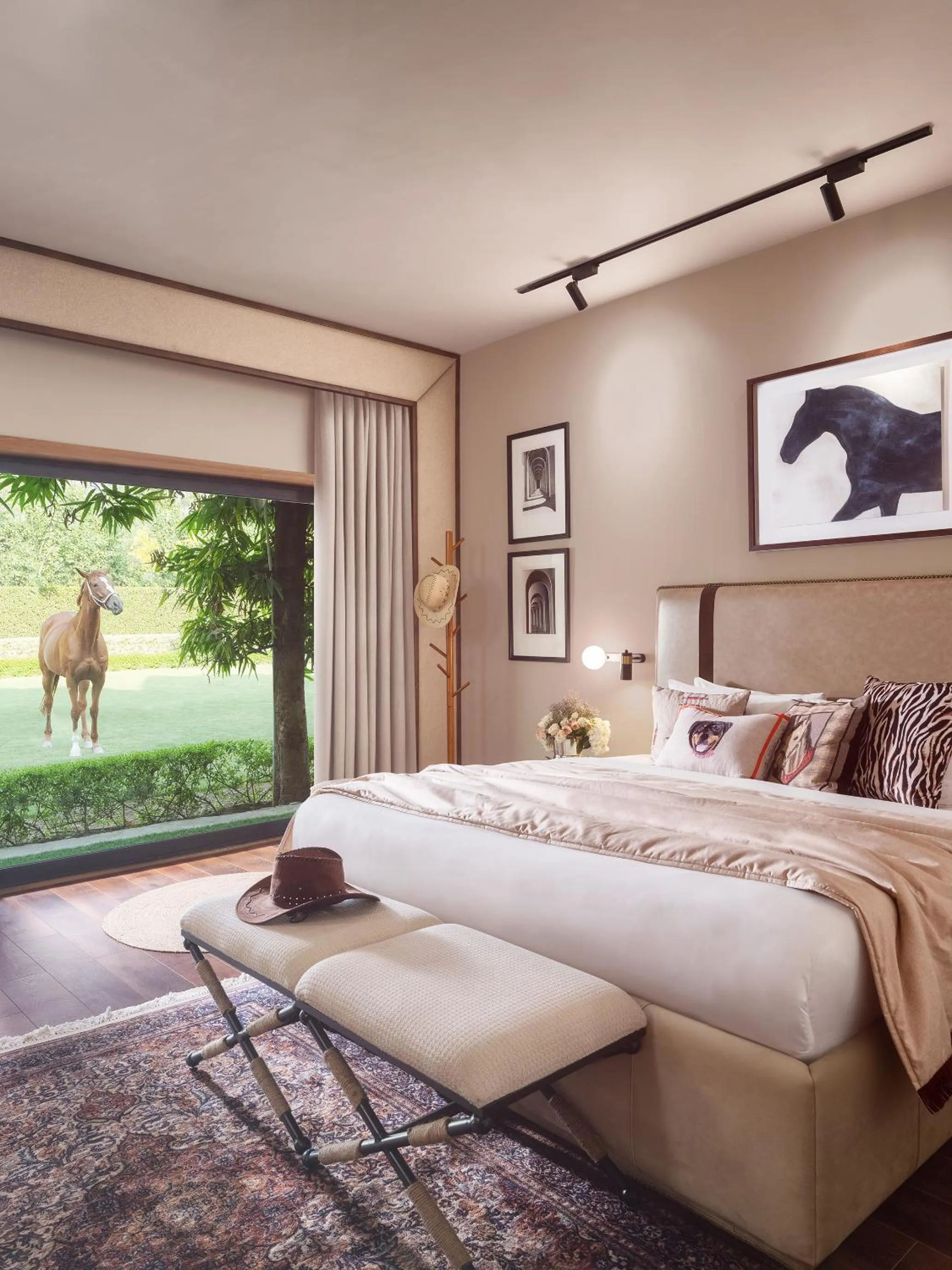 Bedroom, Bed in Modi Estate, Meerut - AM Hotel Kollection