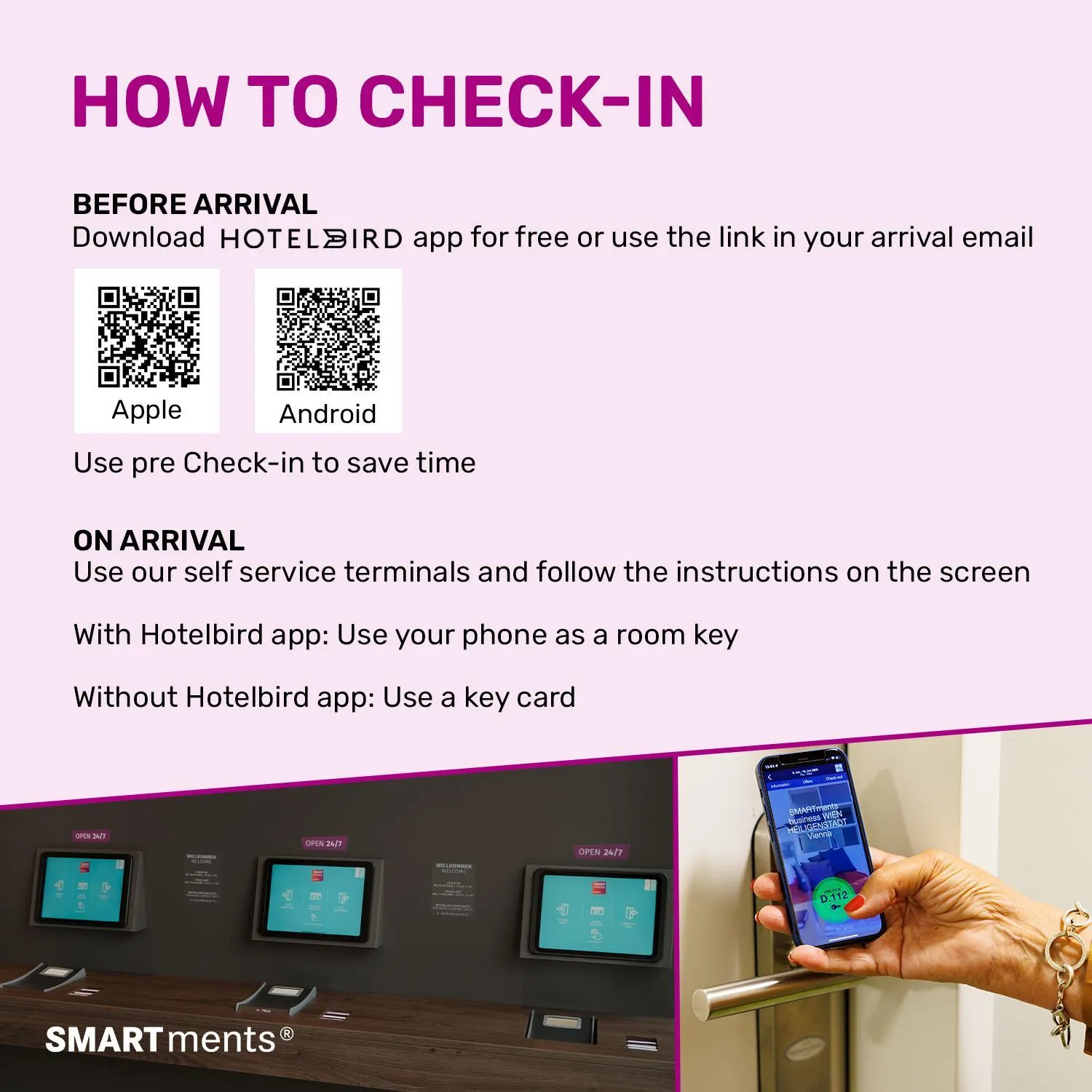 Text overlay in smartments Frankfurt City-Ost