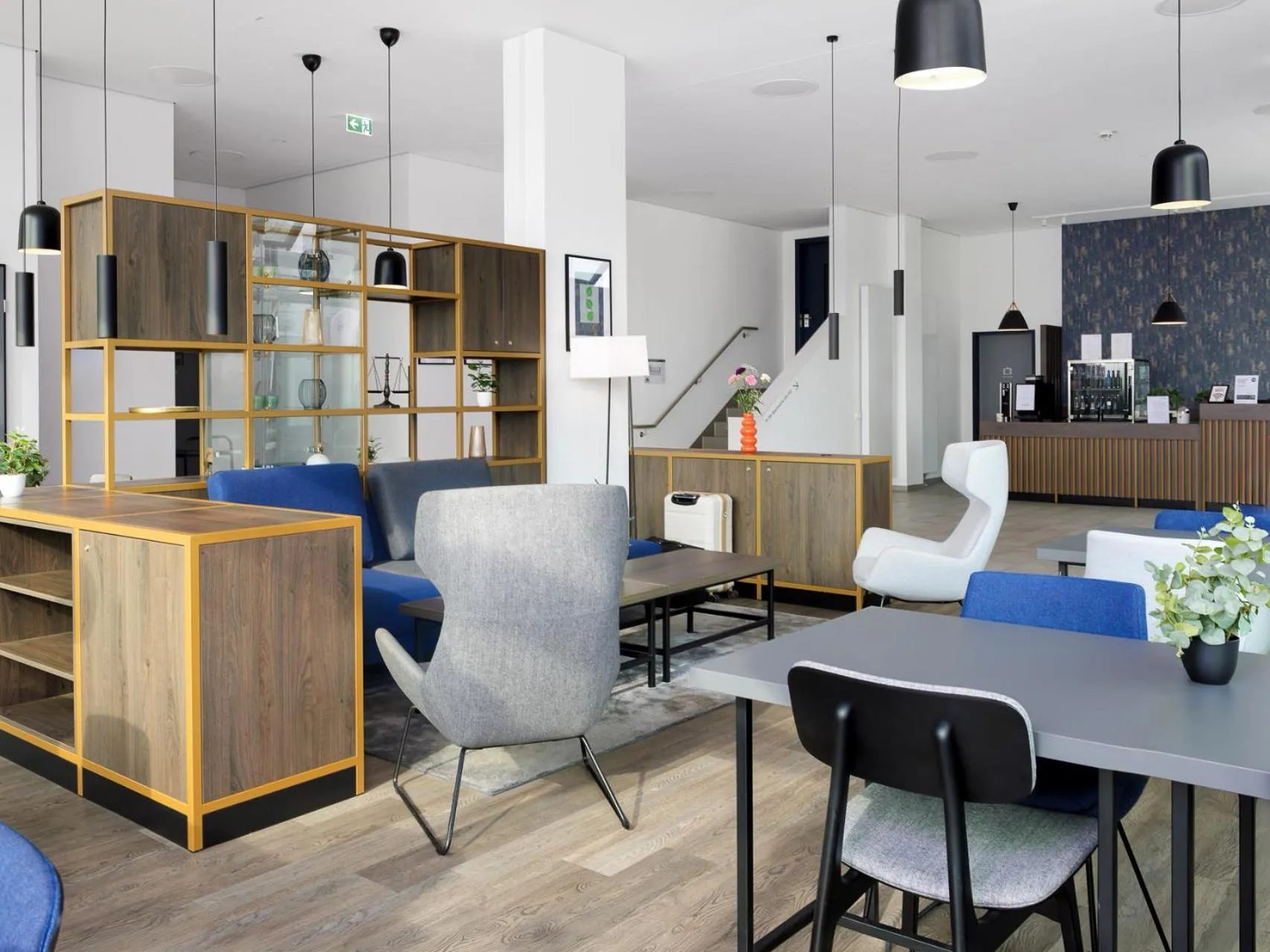 Lobby or reception in smartments Frankfurt City-Ost