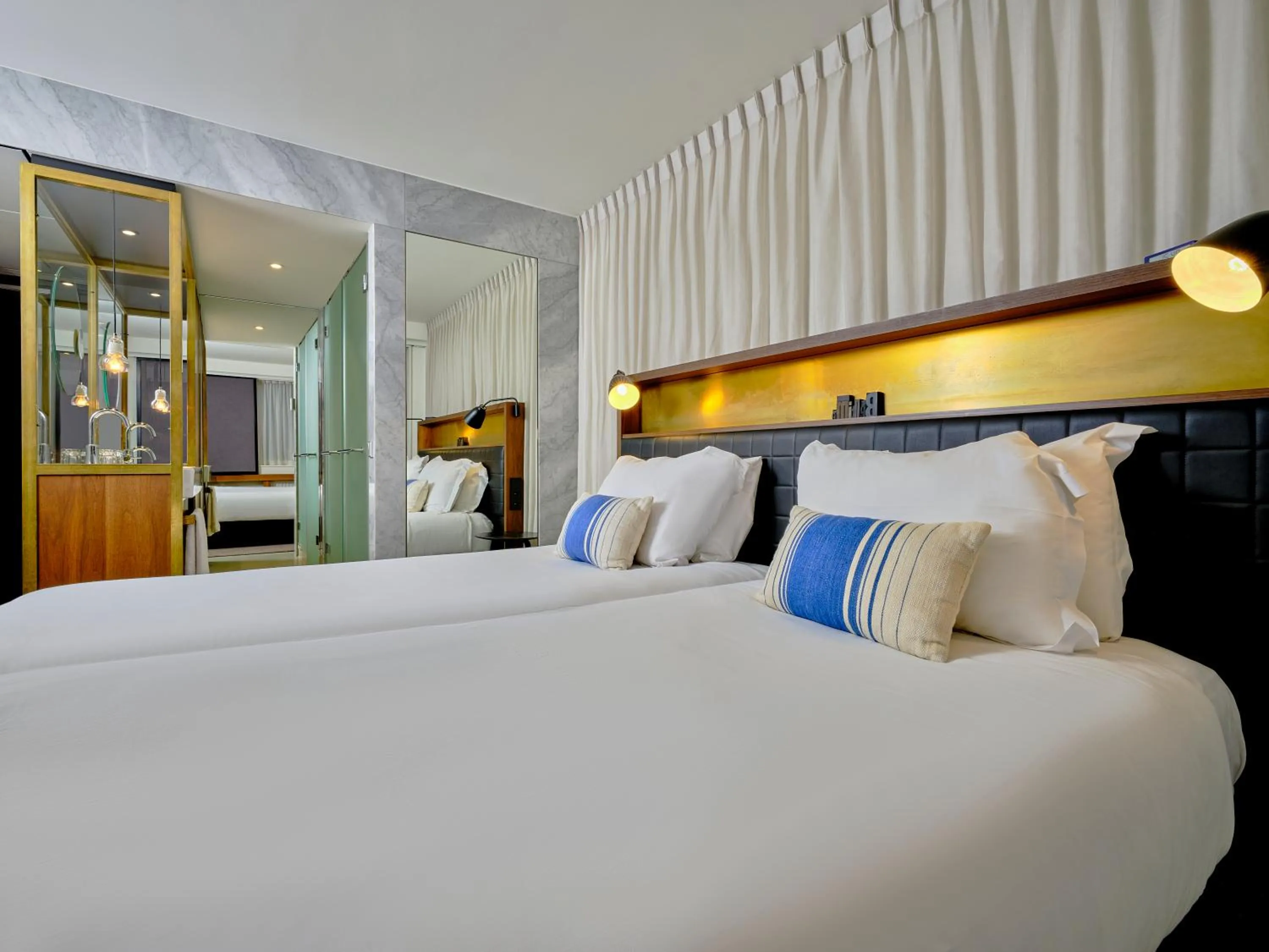 Bedroom, Bed in INK Hotel Amsterdam - MGallery Collection