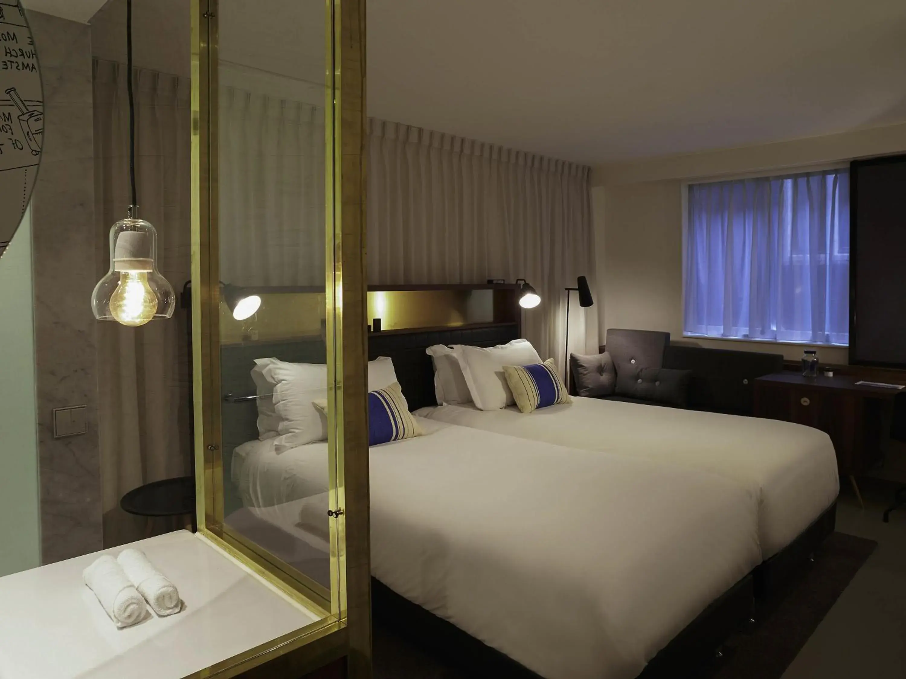 Superior Twin Room in INK Hotel Amsterdam - MGallery Collection Superior Twin Room in INK Hotel Amsterdam - MGallery Collection