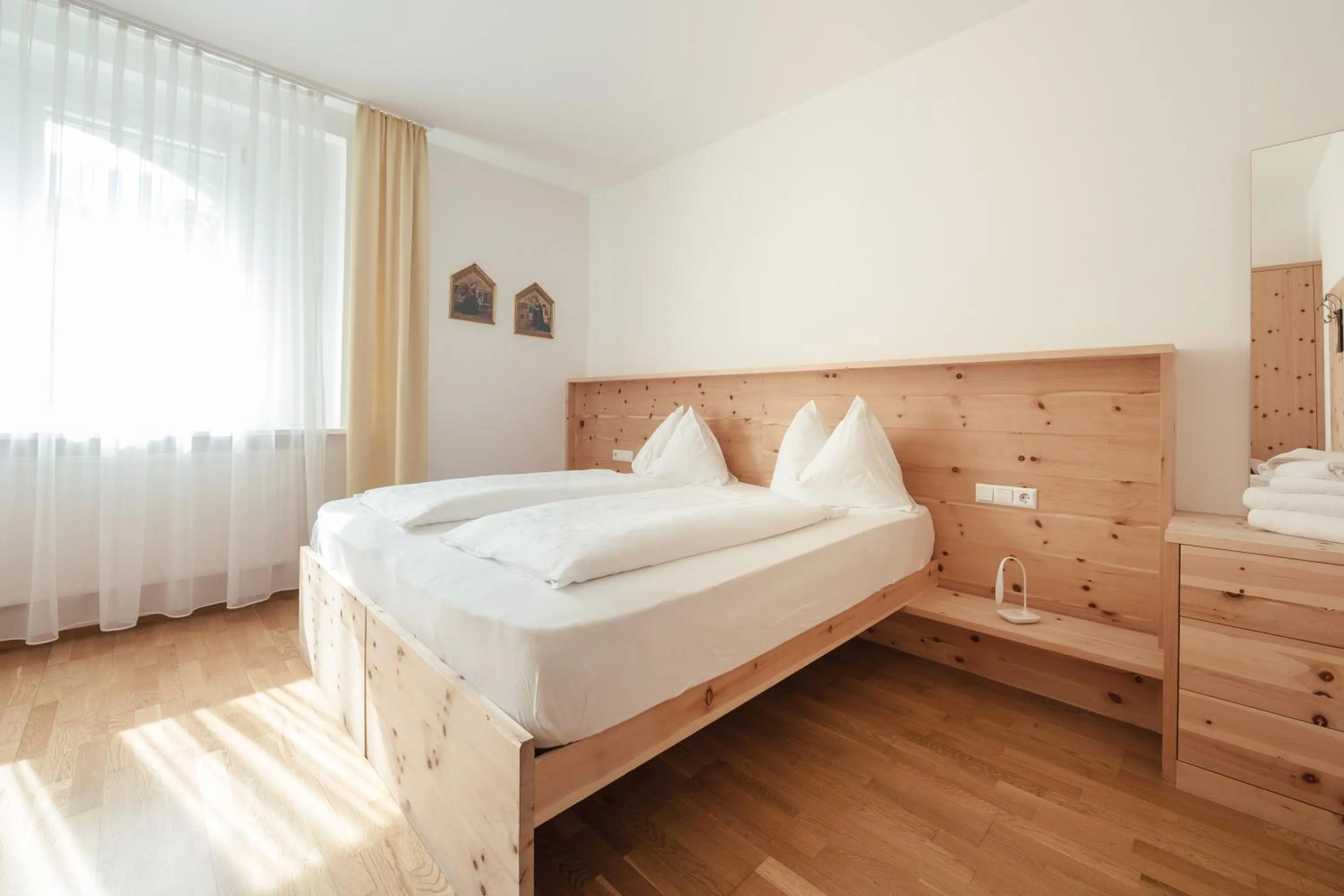 Photo of the whole room, Bed in Gästehaus Salvatorianerinnen