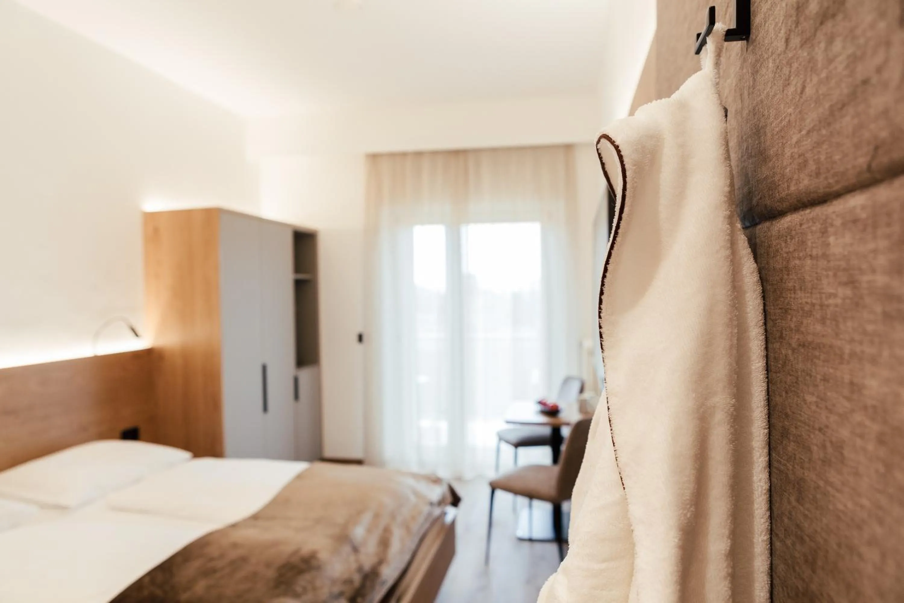 Photo of the whole room, Bed in Gästehaus Salvatorianerinnen