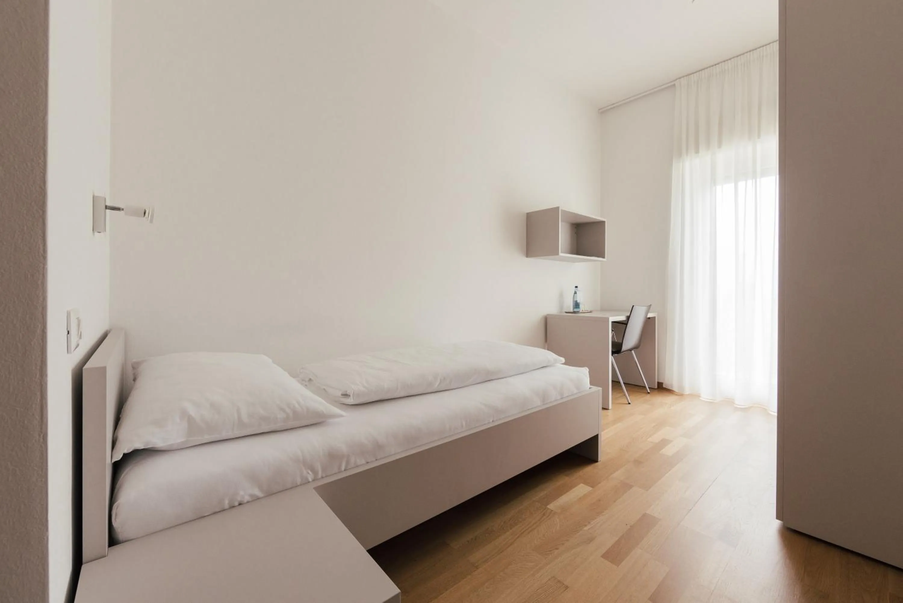 Photo of the whole room, Bed in Gästehaus Salvatorianerinnen