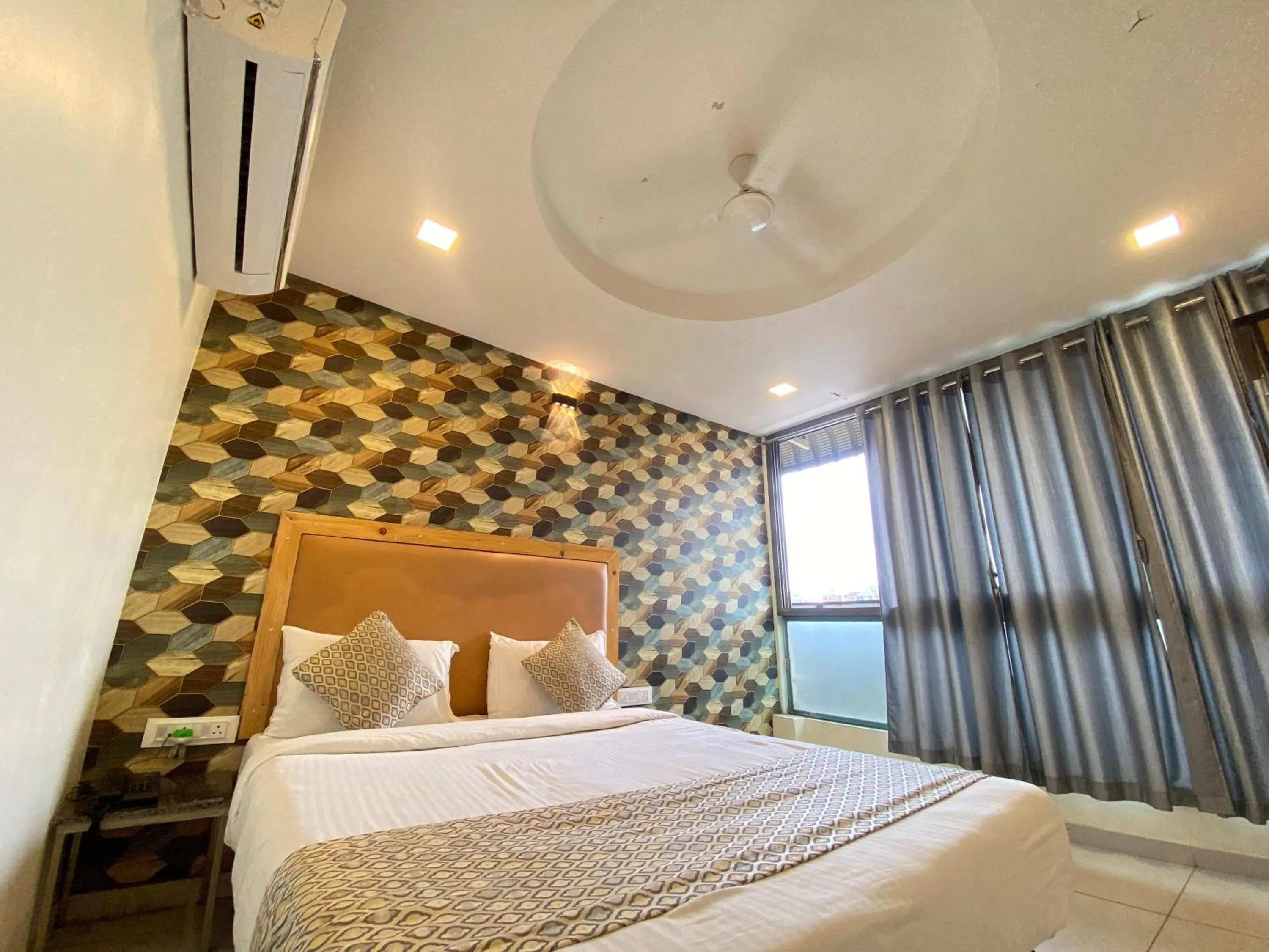 Bed in Hotel Alexa - Satellite Prahladnagar, Ahmedabad