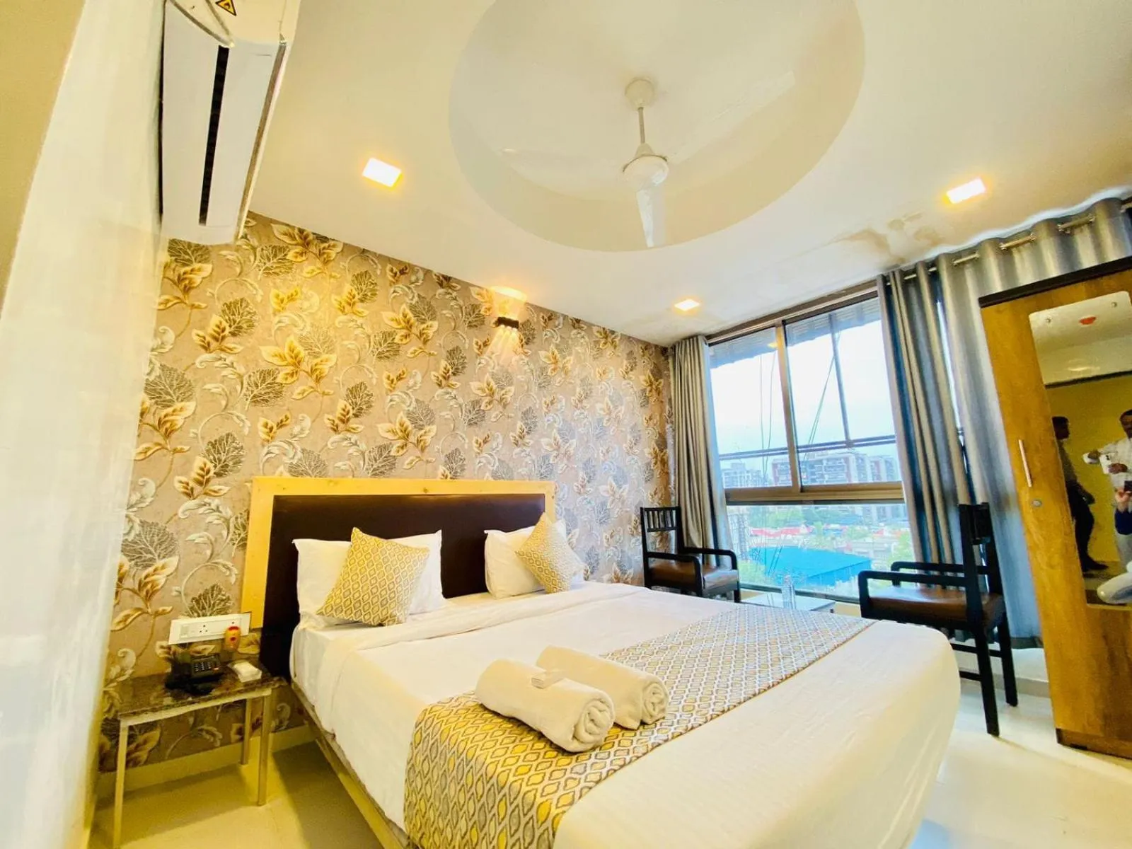 Bed in Hotel Alexa - Satellite Prahladnagar, Ahmedabad