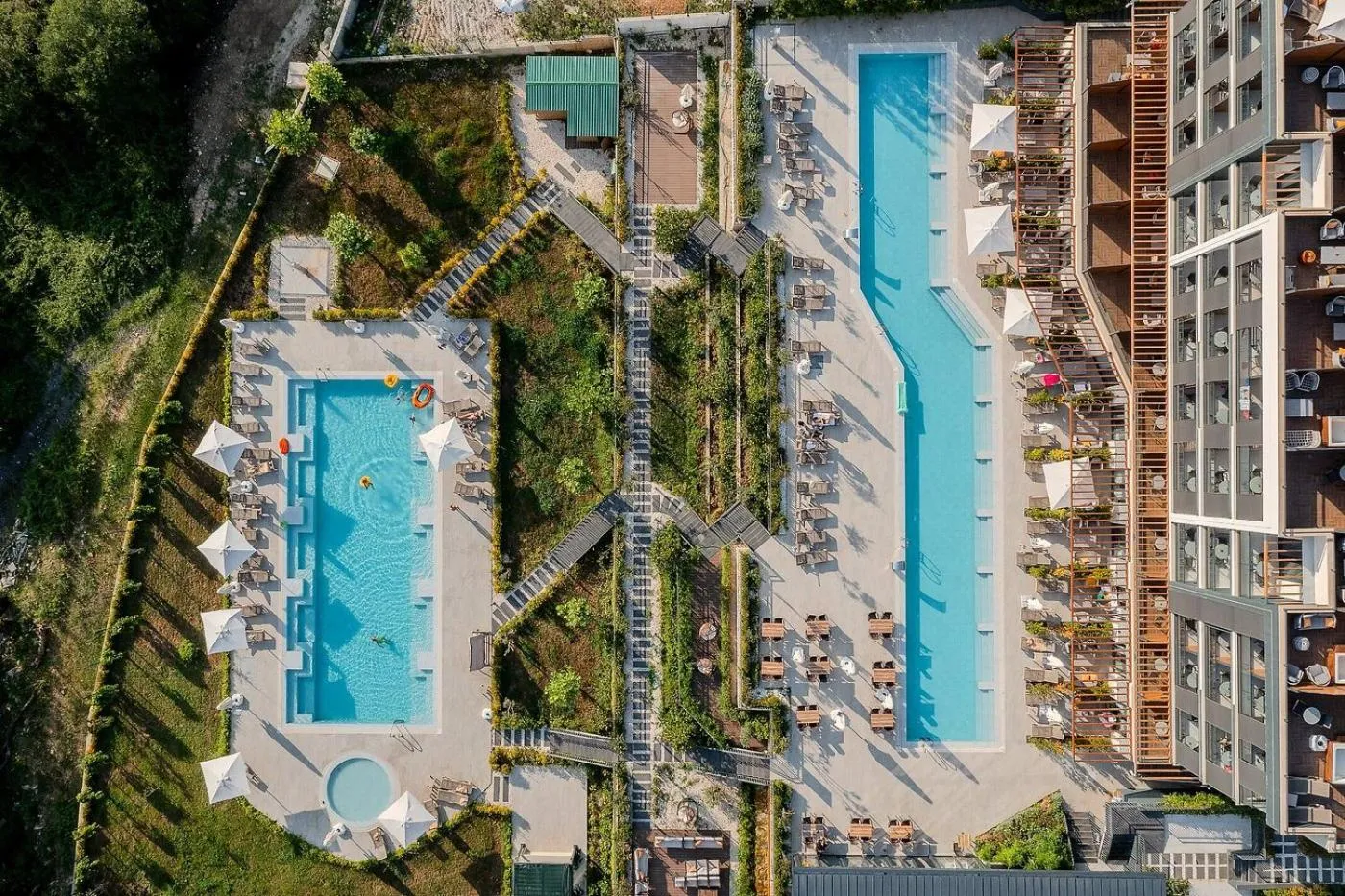 Bird's eye view in Montenegro Lodge