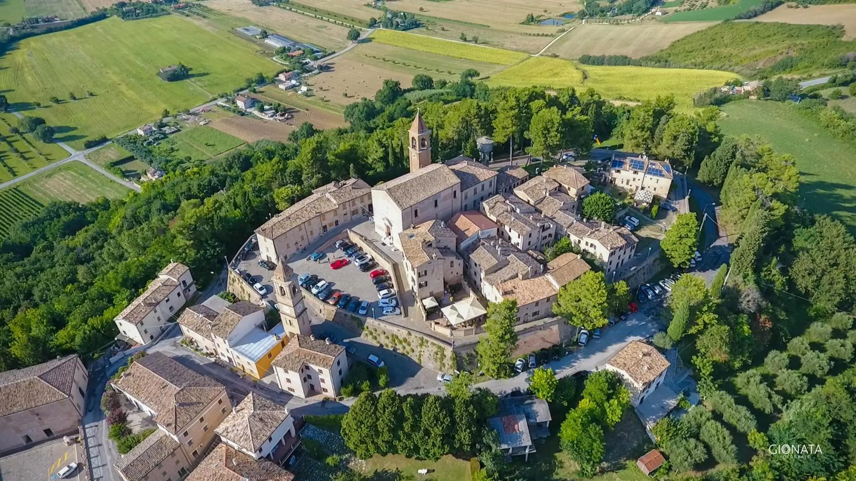 Bird's eye view in Albergo Diffuso Borgo Montemaggiore