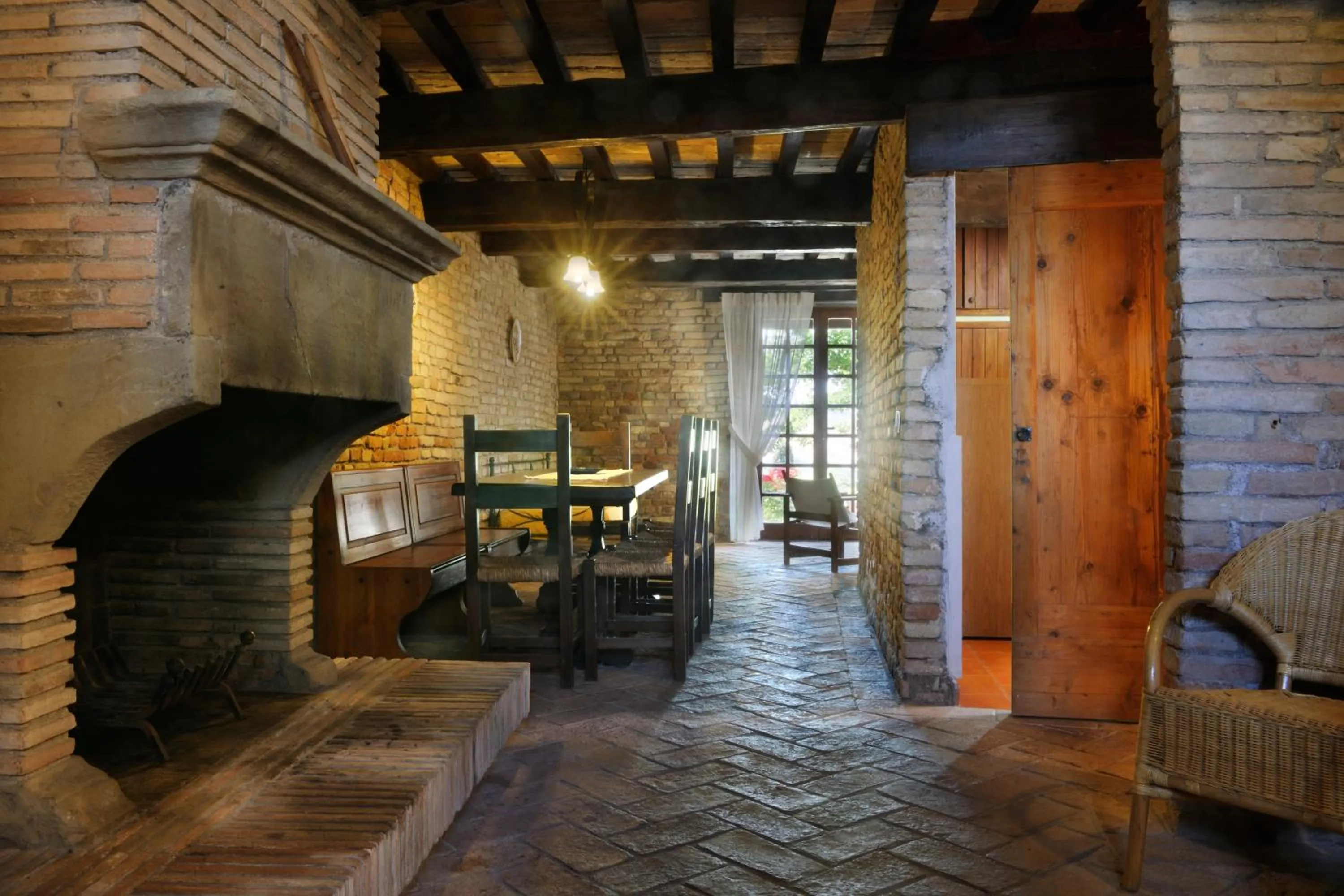 Seating area in Albergo Diffuso Borgo Montemaggiore