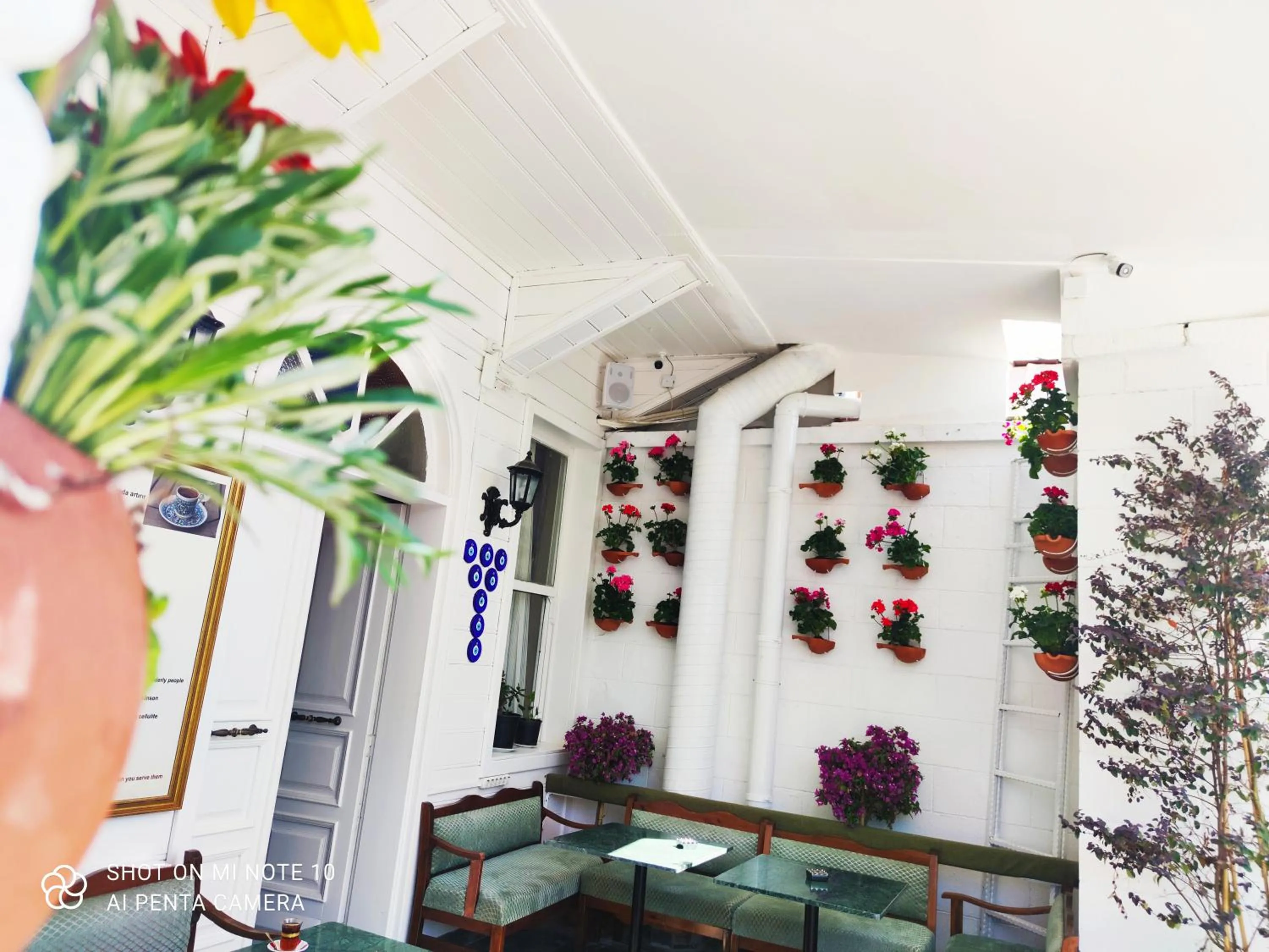 Balcony/Terrace in Solomon's Mansion Hotel Istanbul