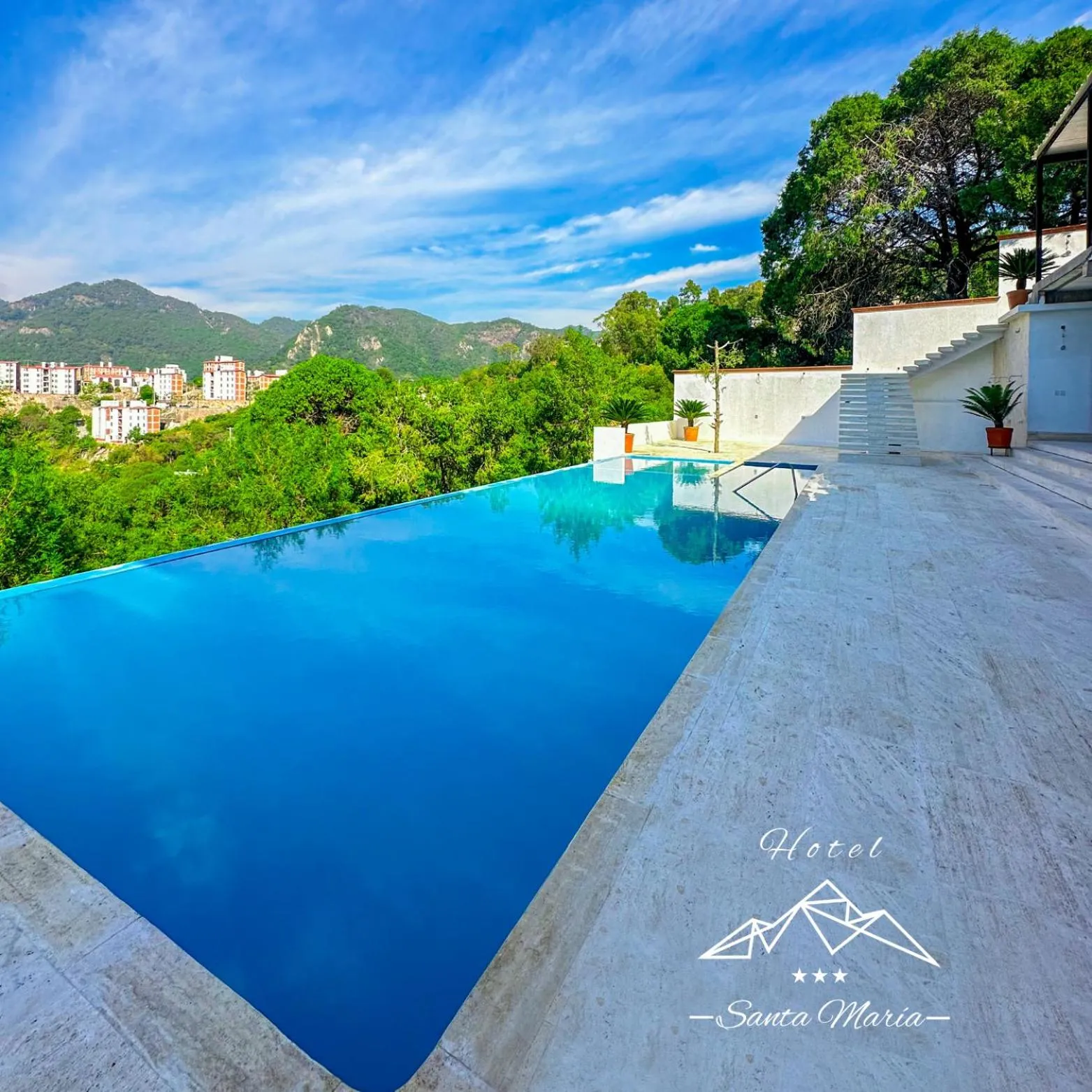 Natural landscape in Hotel Santa María