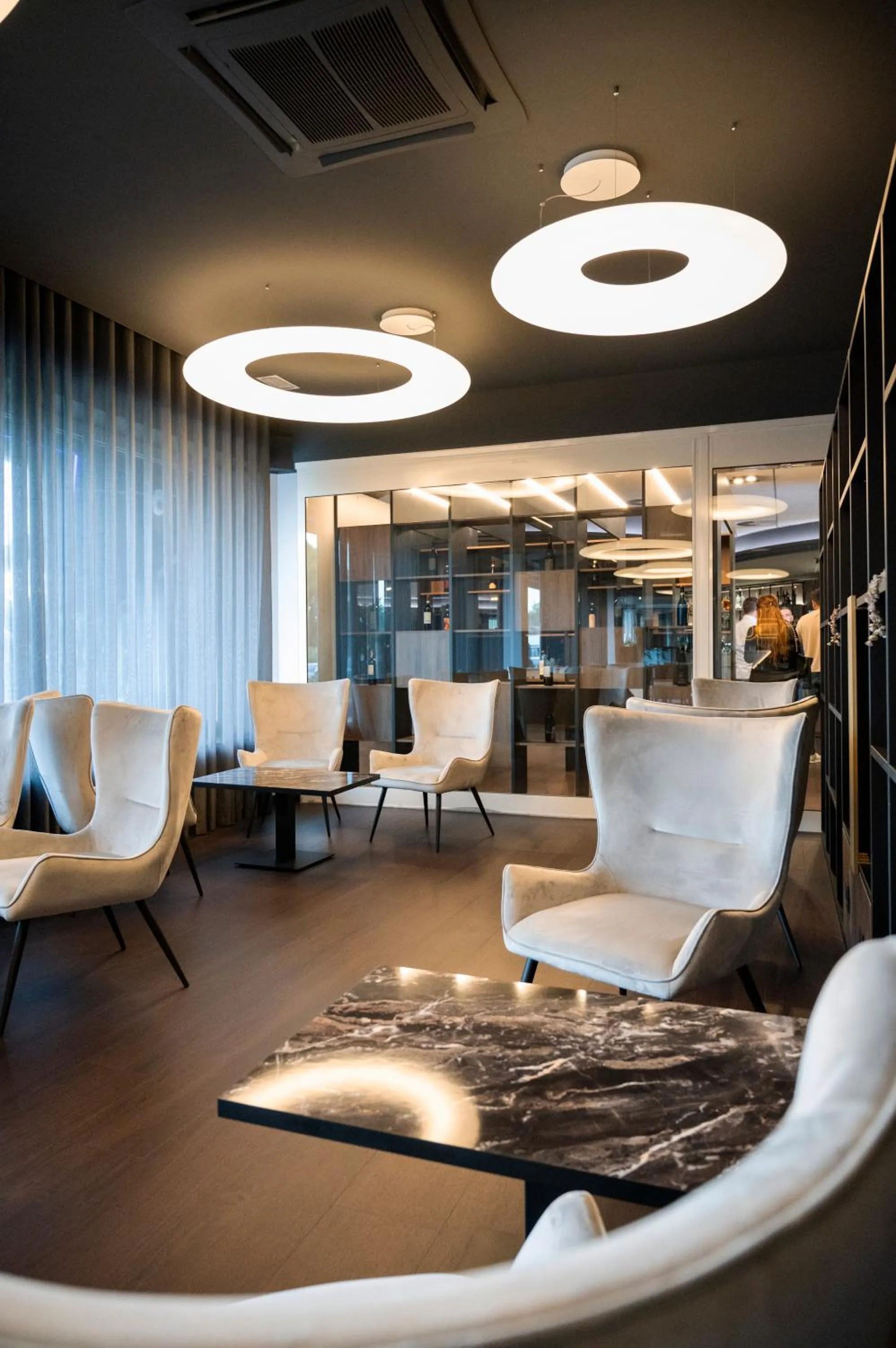 Seating area in Mood Hotel