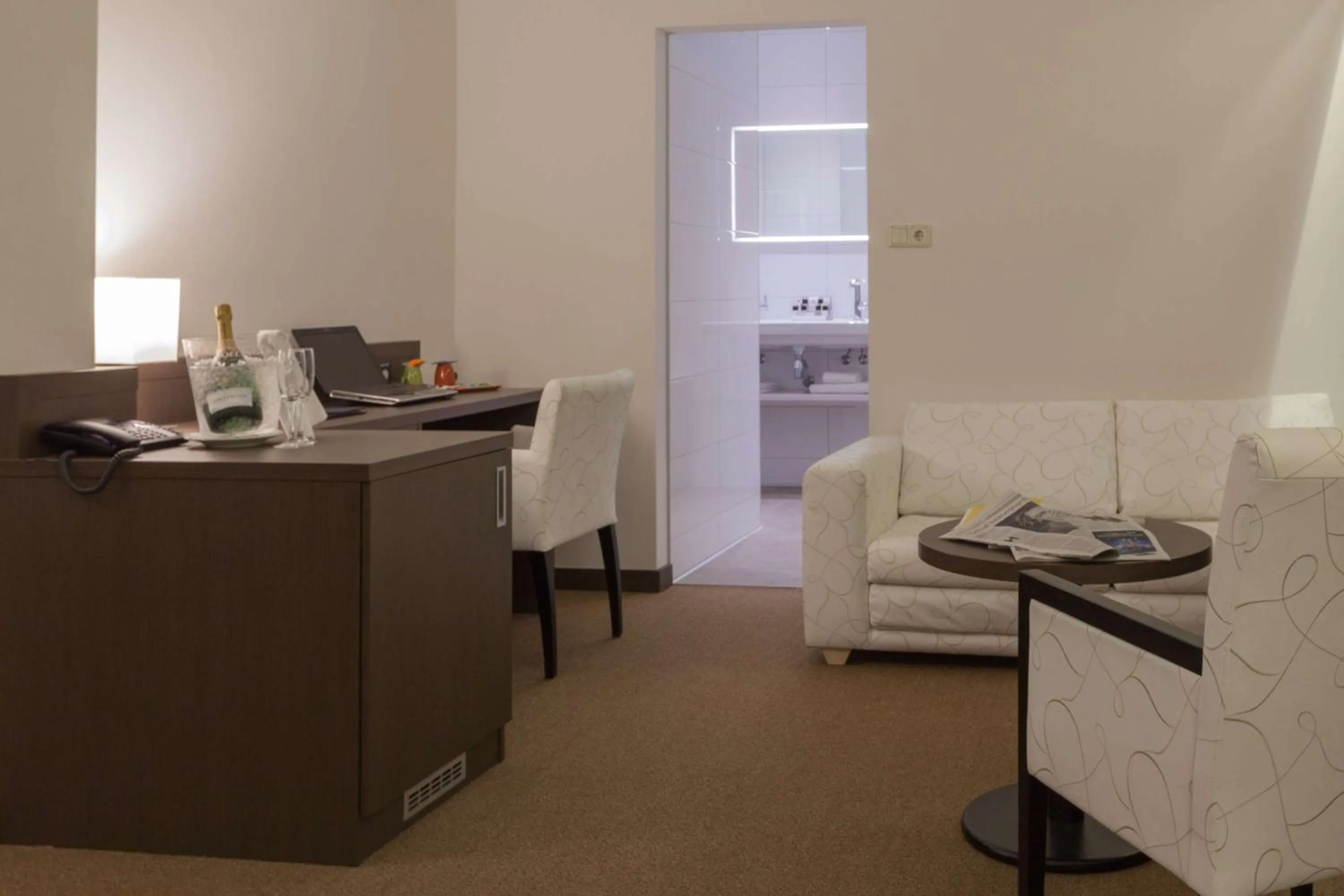 Seating area in The Rosendale