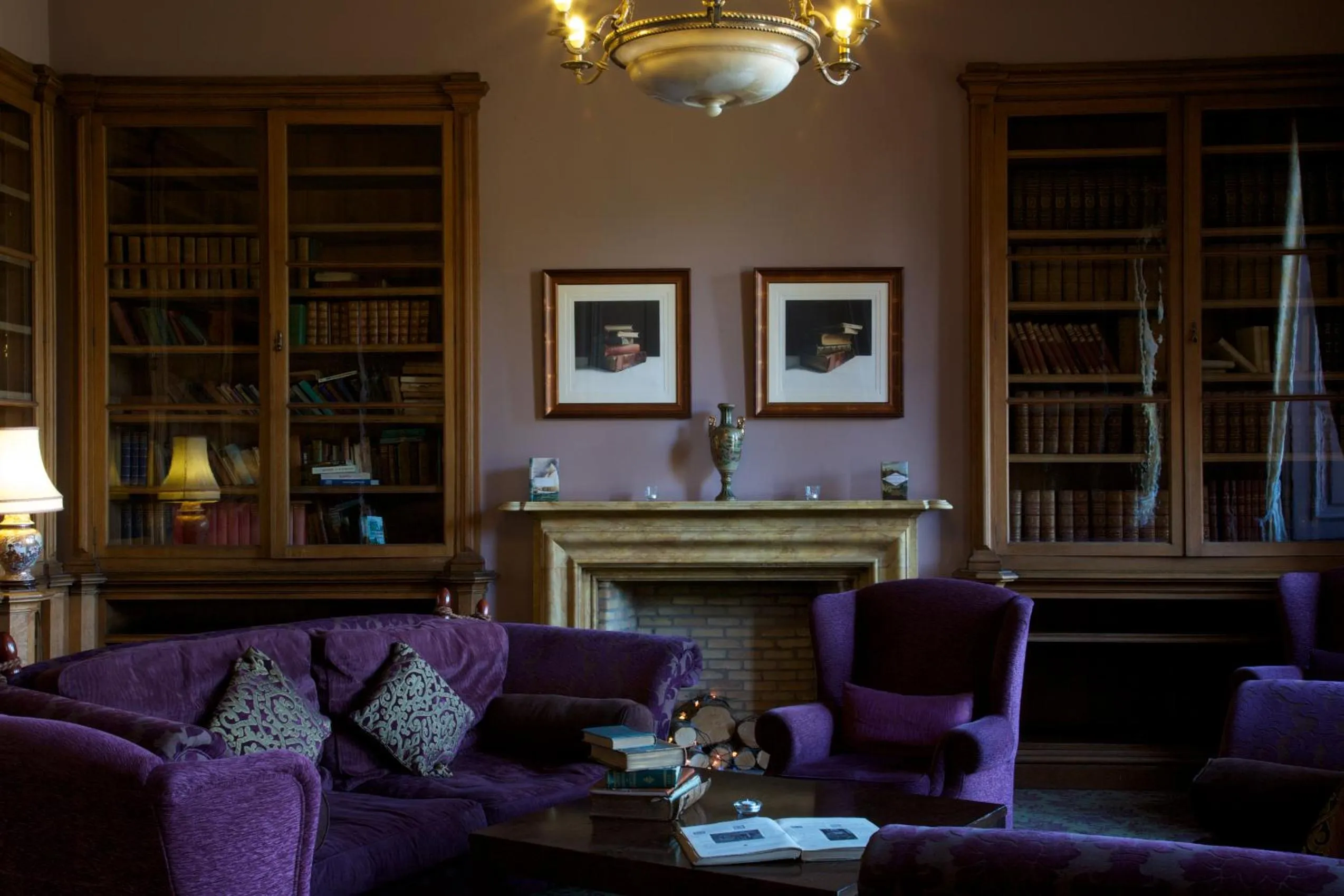 Library in Stonefield Castle Hotel ‘A Bespoke Hotel’