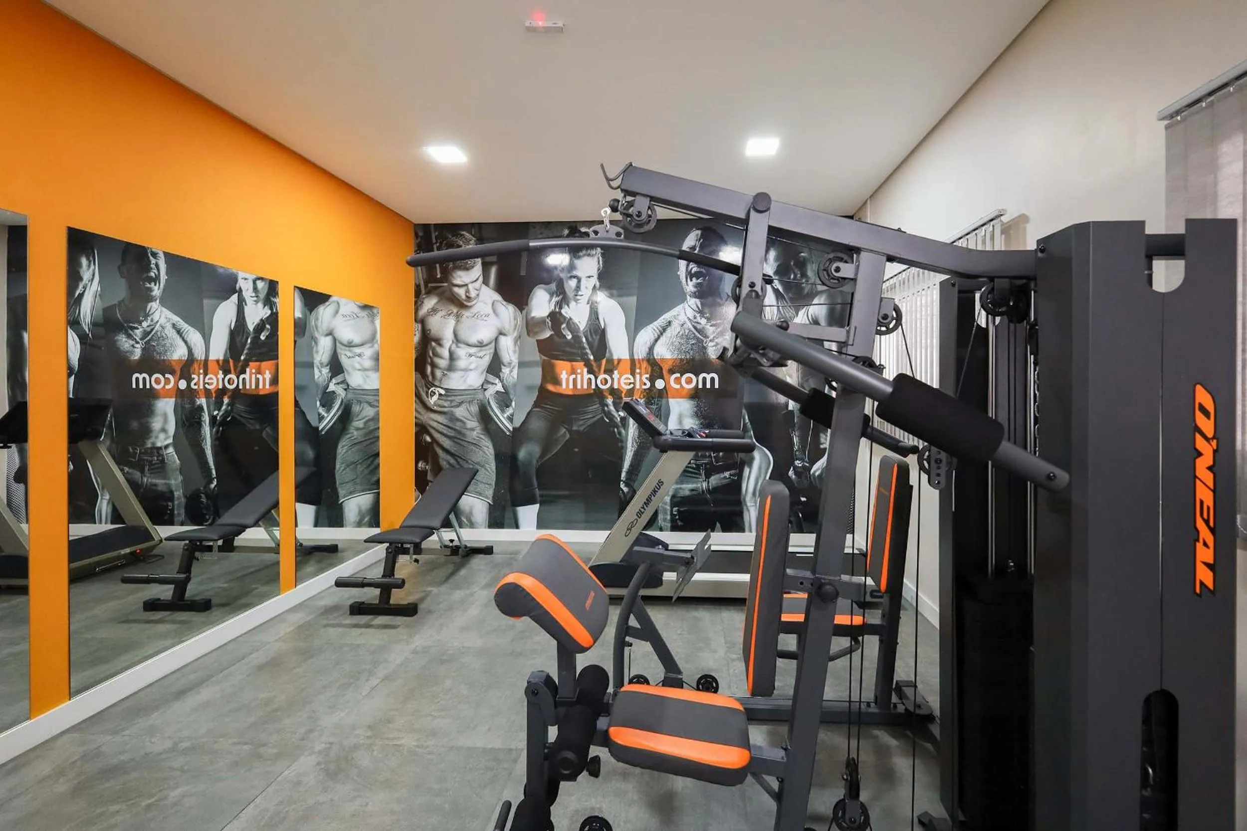 Fitness centre/facilities in Tri Hotel Executive Osório