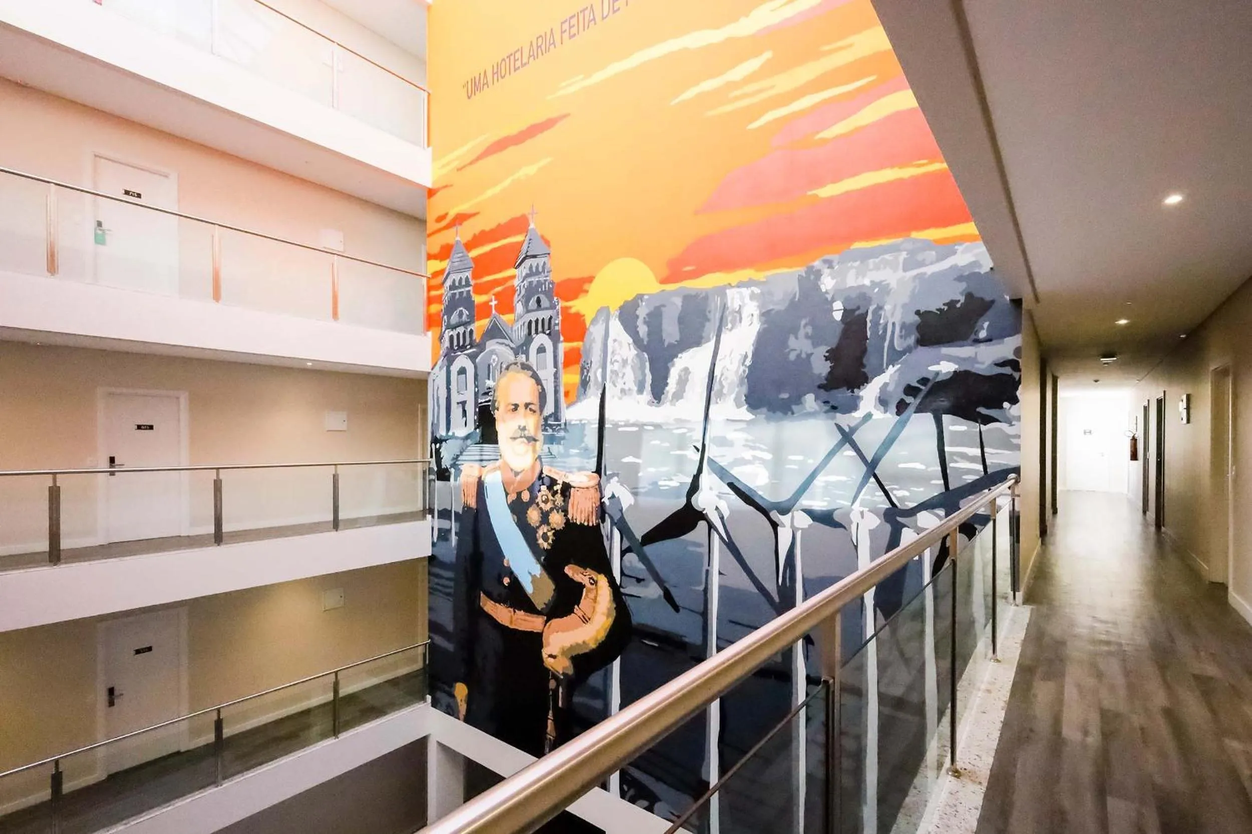 Inner courtyard view in Tri Hotel Executive Osório