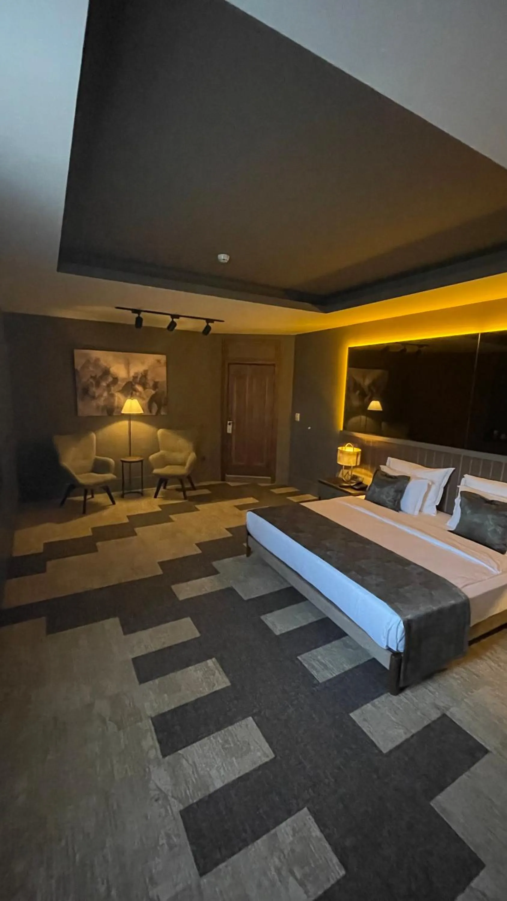 Bed in Four Mansions Hotel