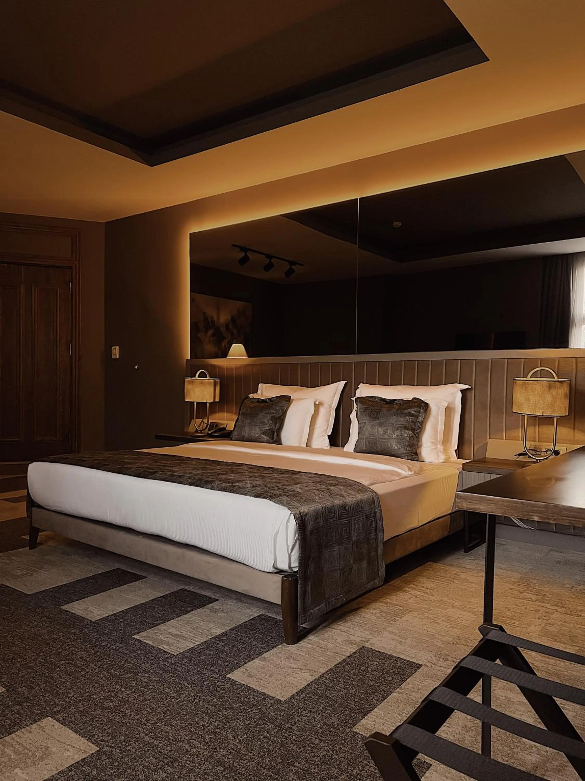 Bed in Four Mansions Hotel